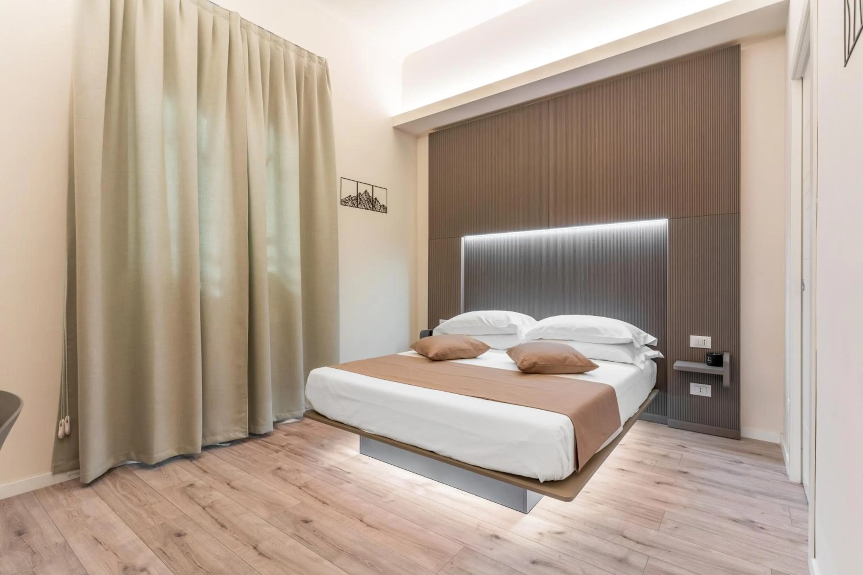 Bed in Meneghina Suites Foresteria Lombarda