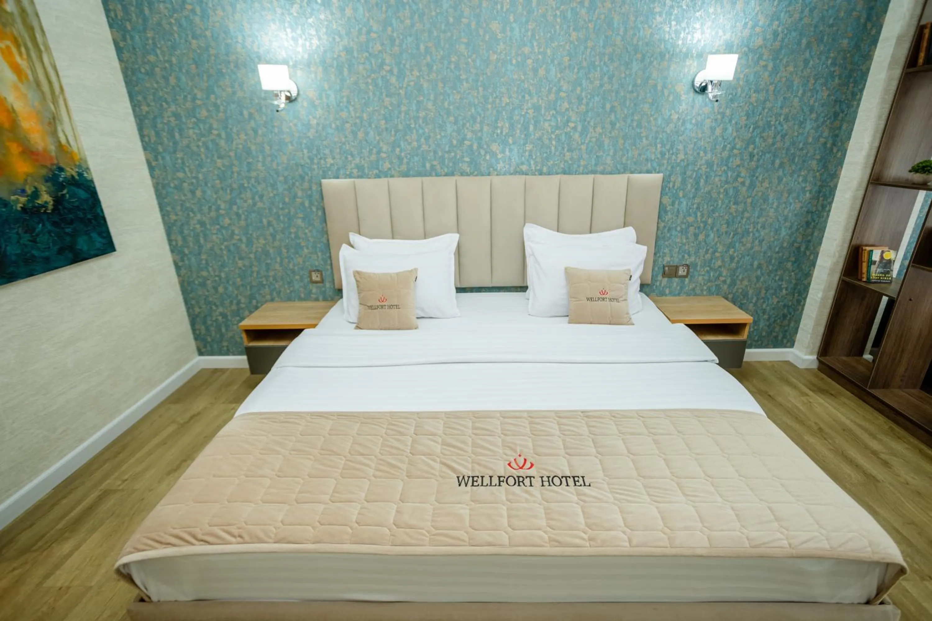 Bed in WELLFORT HOTEL