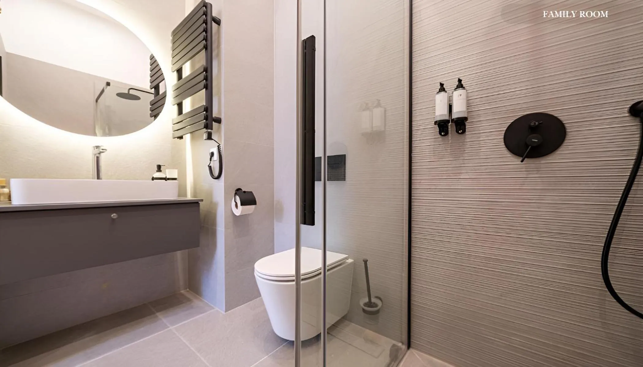 Shower in Karoly Boutique Suites, Best Location by BQA