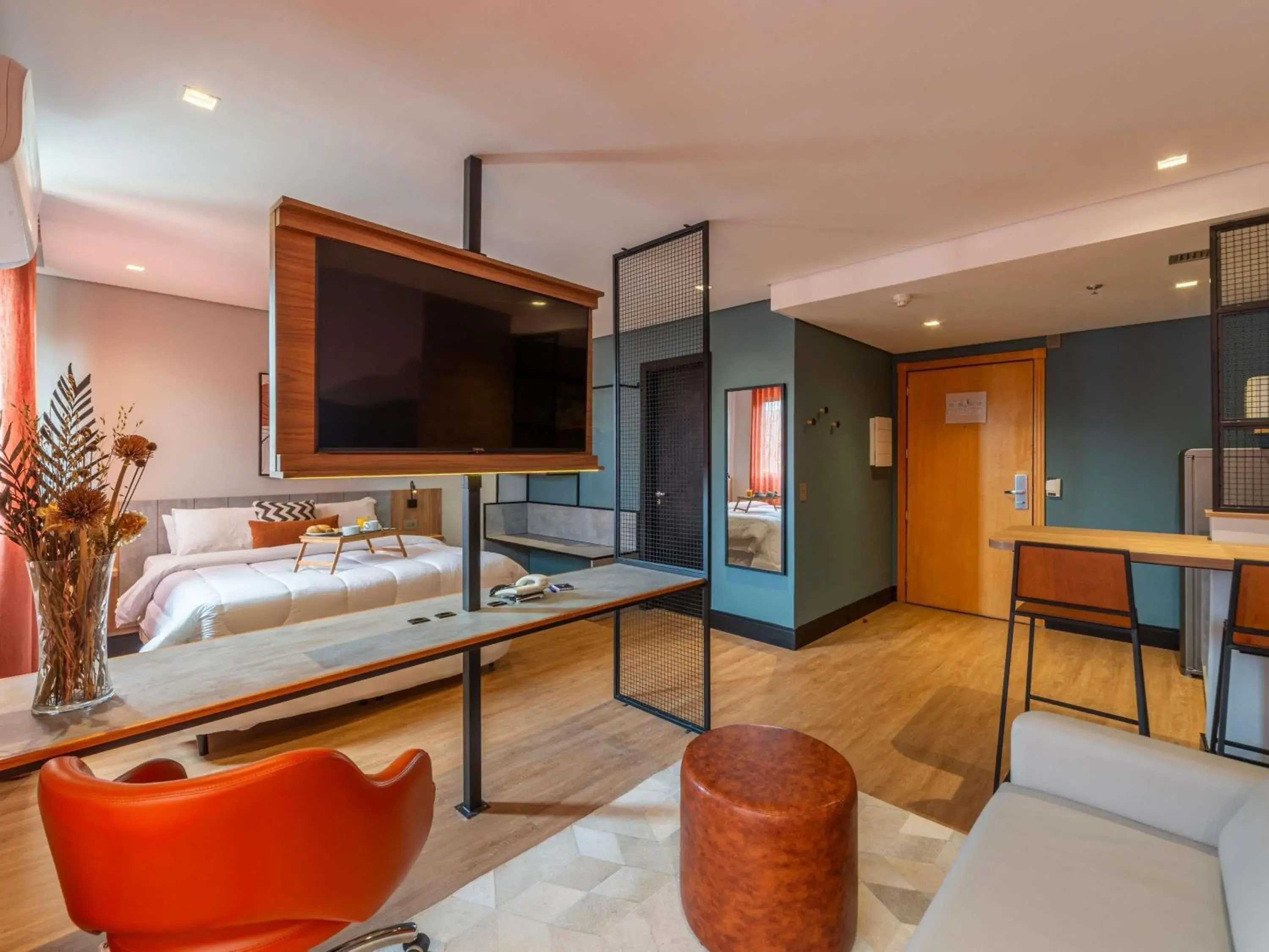 Bedroom, Bed in Manhattan Porto Alegre by Mercure - 5 minutos do Hospital Moinhos de Vento Bedroom, Bed in Manhattan Porto Alegre by Mercure - 5 minutos do Hospital Moinhos de Vento