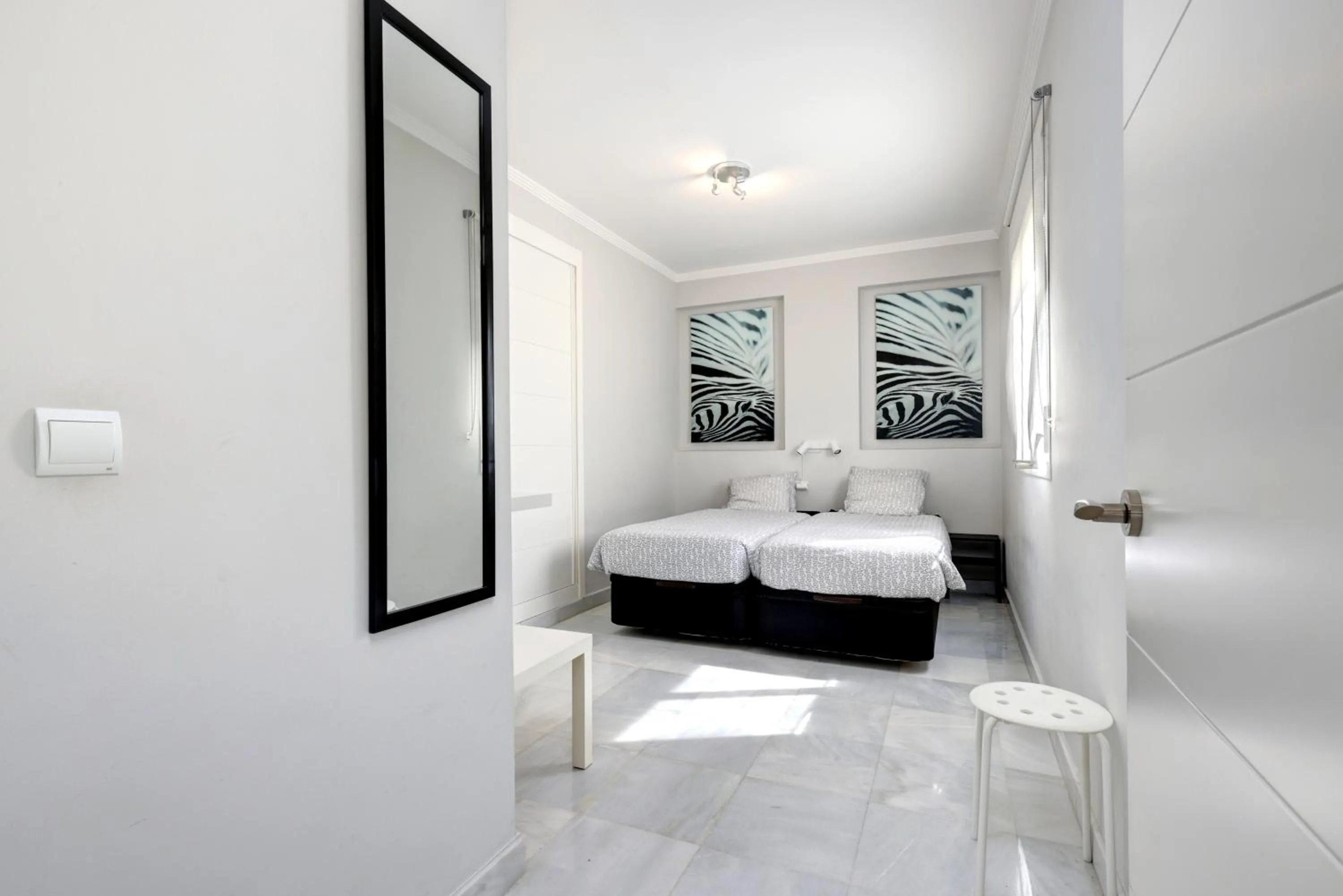 Living room, Bed in Mirador de la Cala