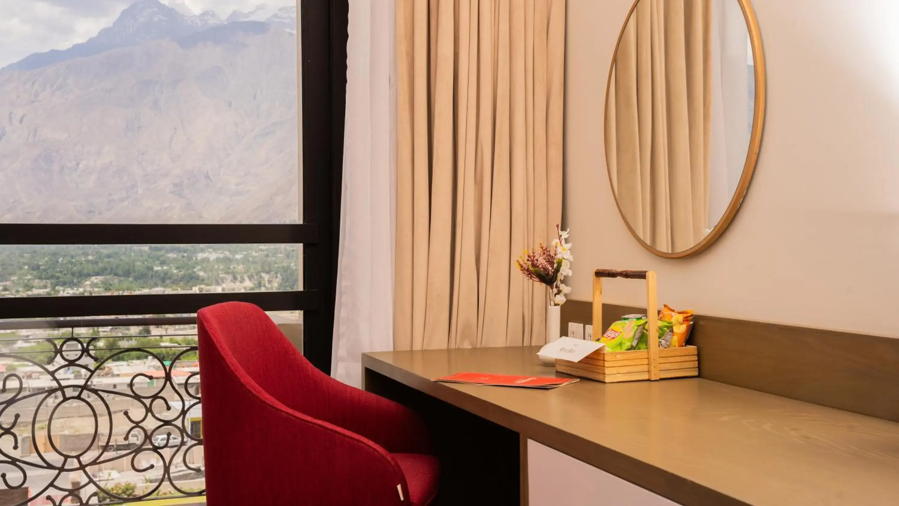 Mountain view in Ramada Resort by Wyndham Gilgit Mountain view in Ramada Resort by Wyndham Gilgit