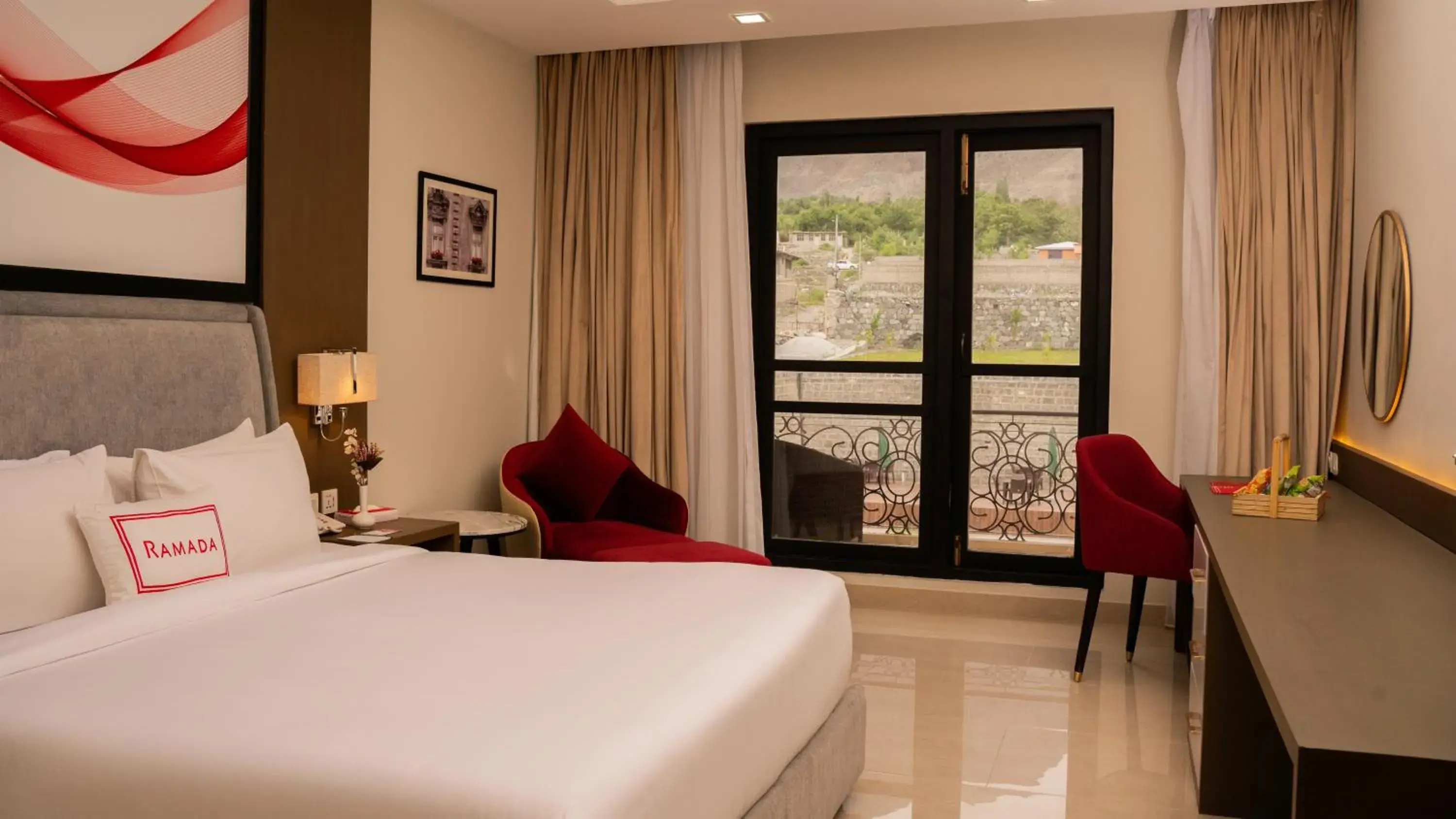 Bedroom, Bed in Ramada Resort by Wyndham Gilgit Bedroom, Bed in Ramada Resort by Wyndham Gilgit