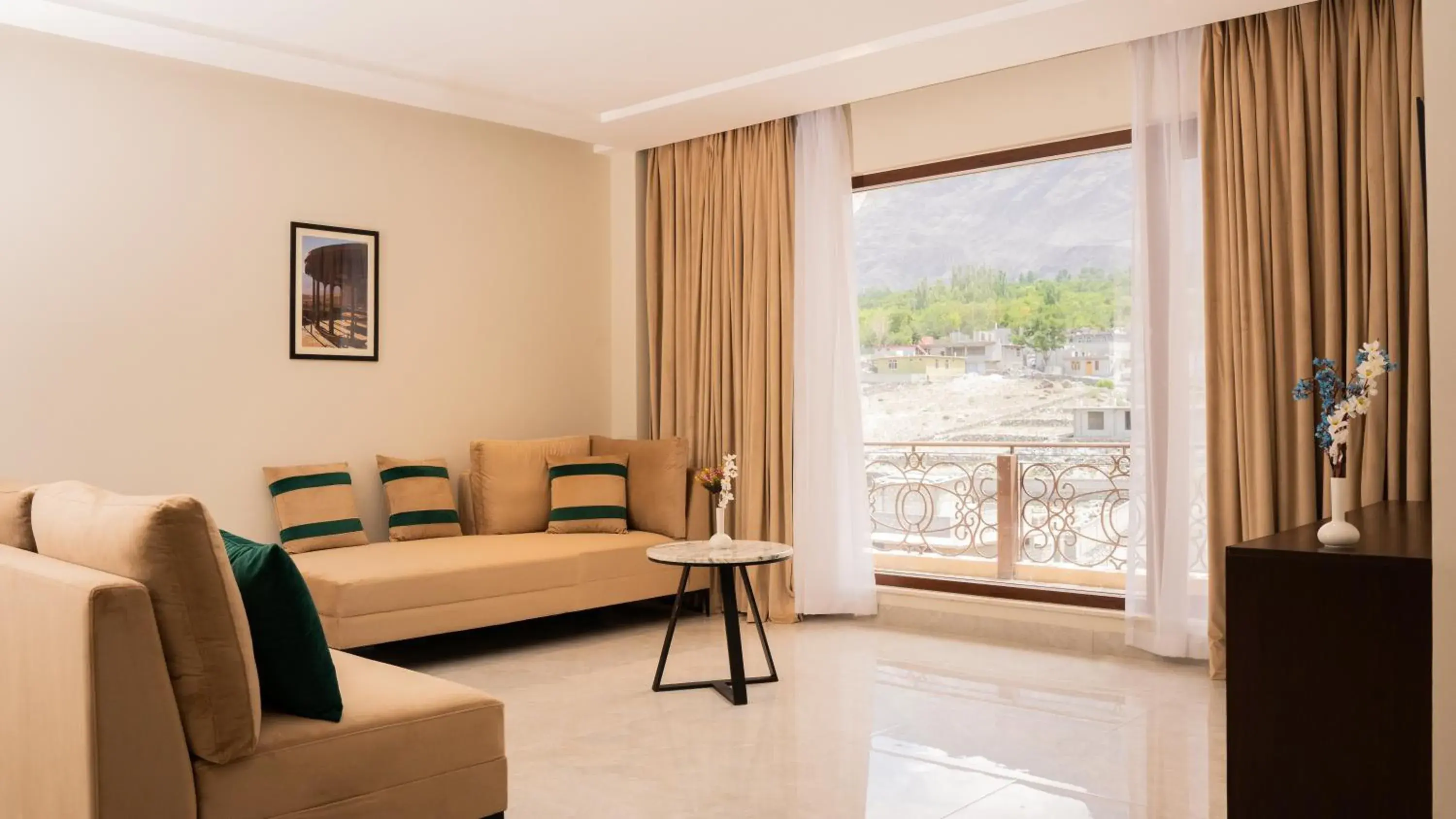 Balcony/Terrace in Ramada Resort by Wyndham Gilgit Balcony/Terrace in Ramada Resort by Wyndham Gilgit