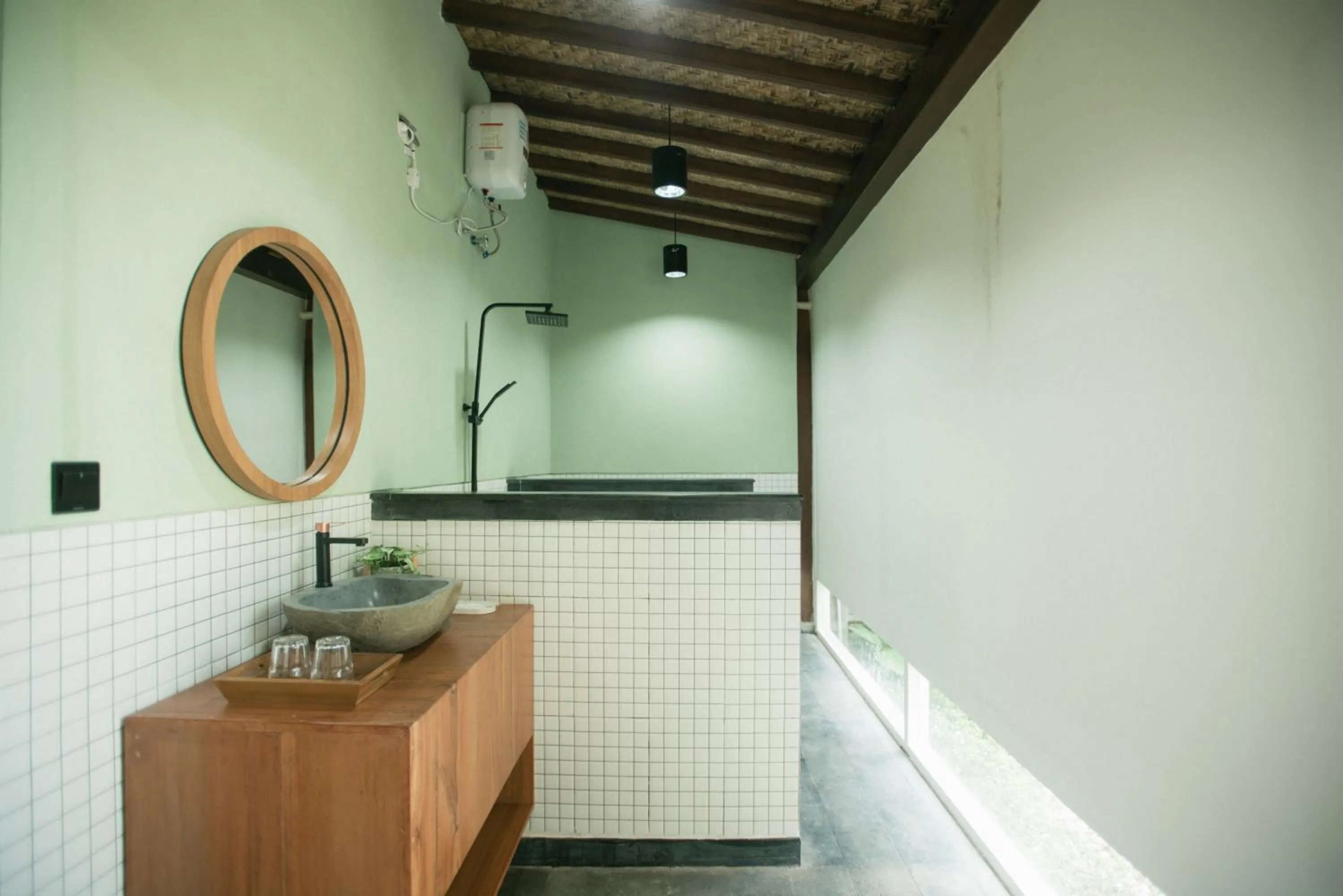 Shower in LAYANA FARMSTAY