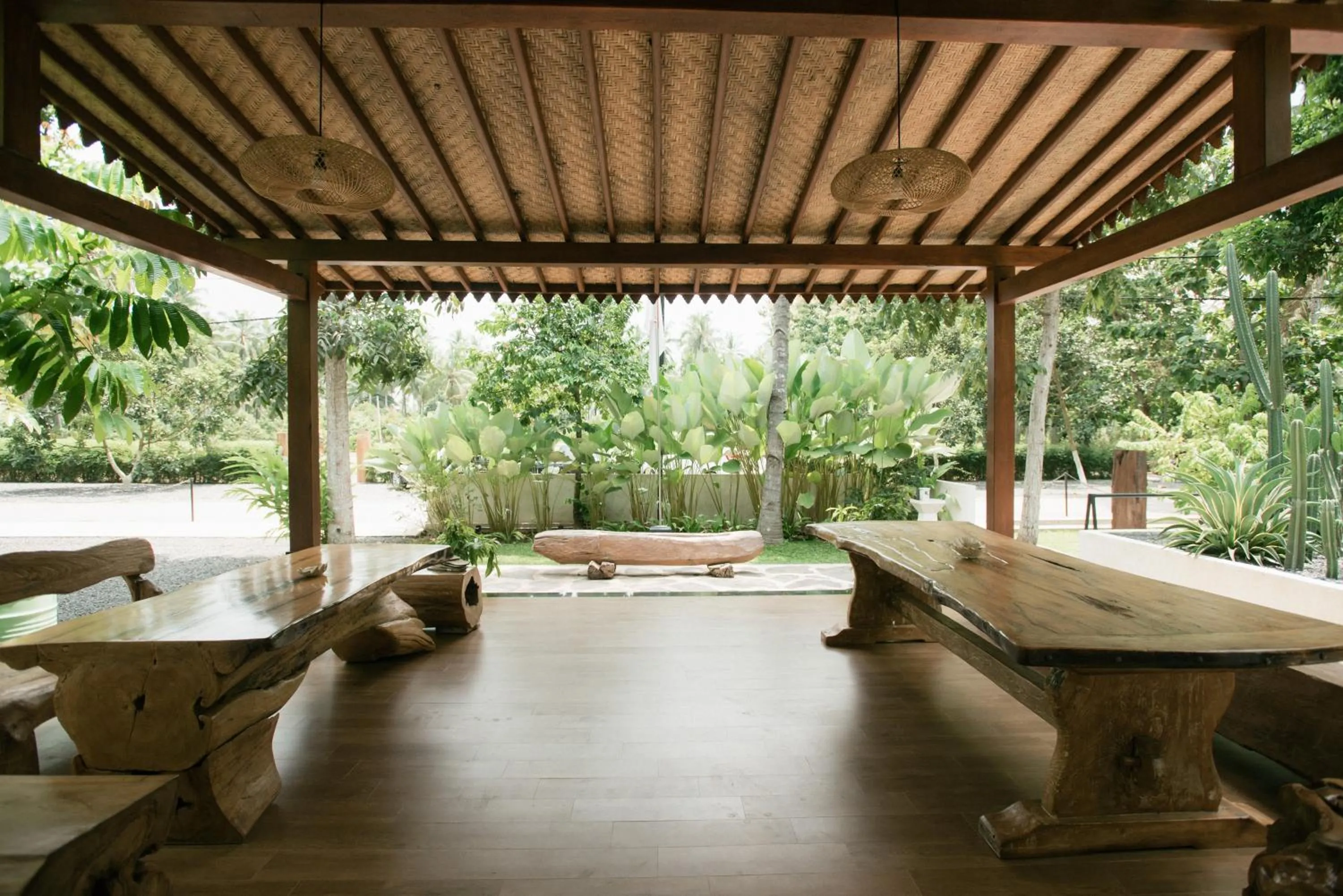 Balcony/Terrace in LAYANA FARMSTAY
