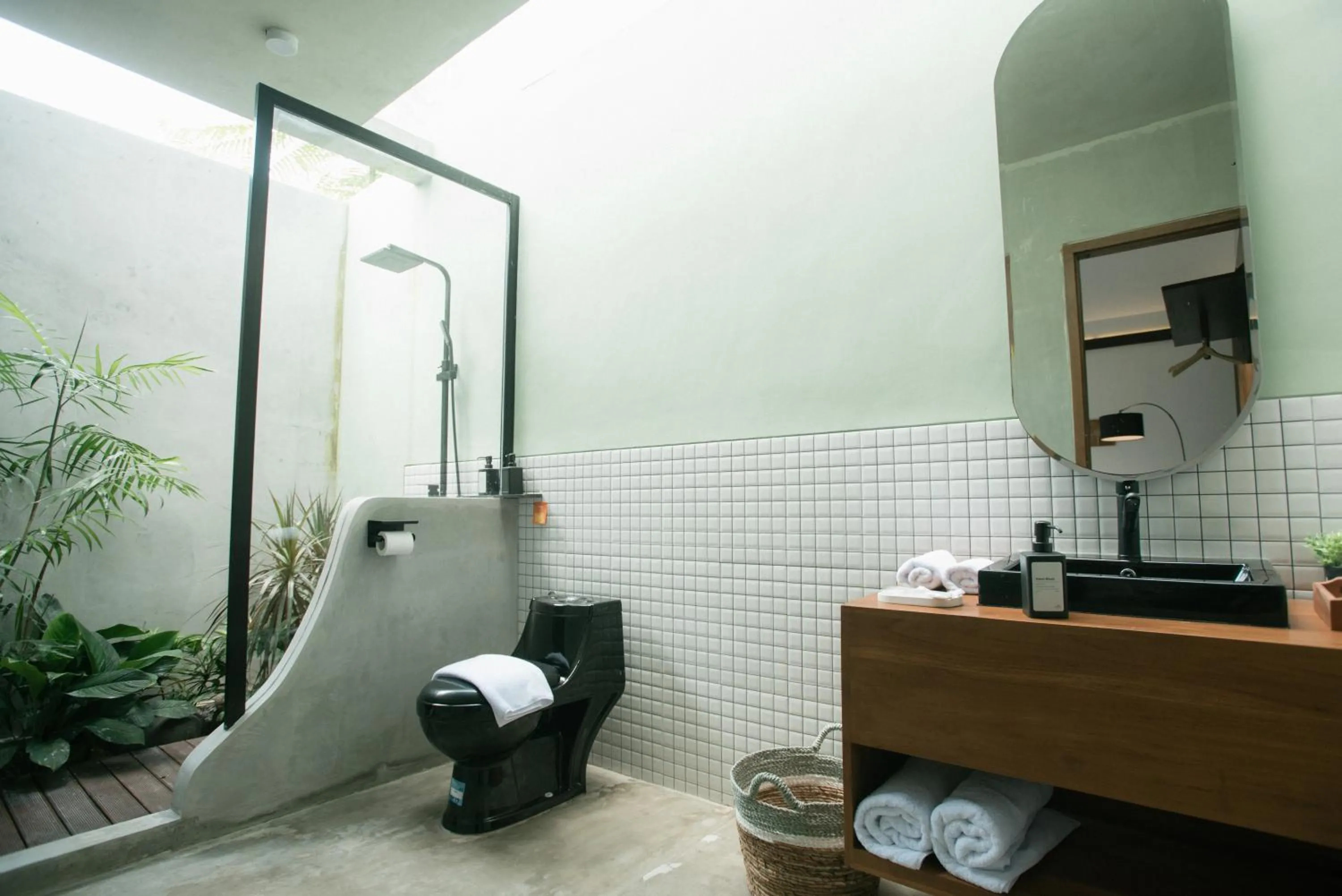 Shower in LAYANA FARMSTAY