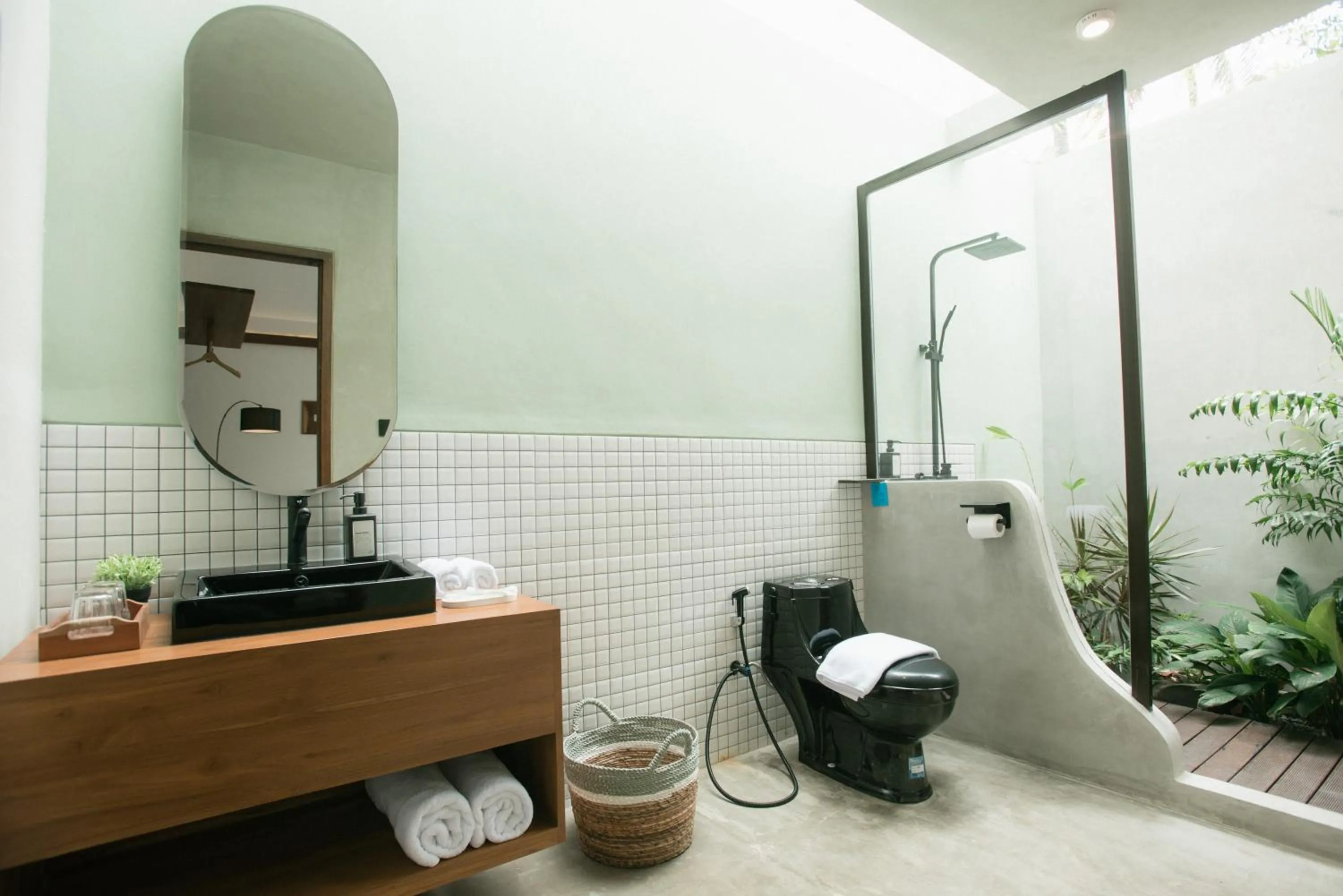 Bathroom in LAYANA FARMSTAY