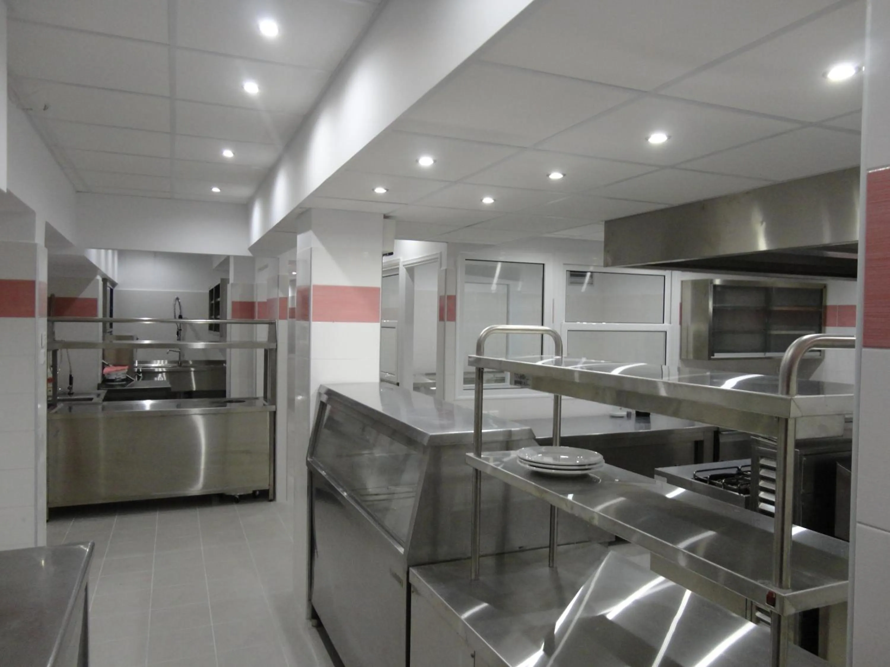 Kitchen or kitchenette in New Aegli Resort Hotel