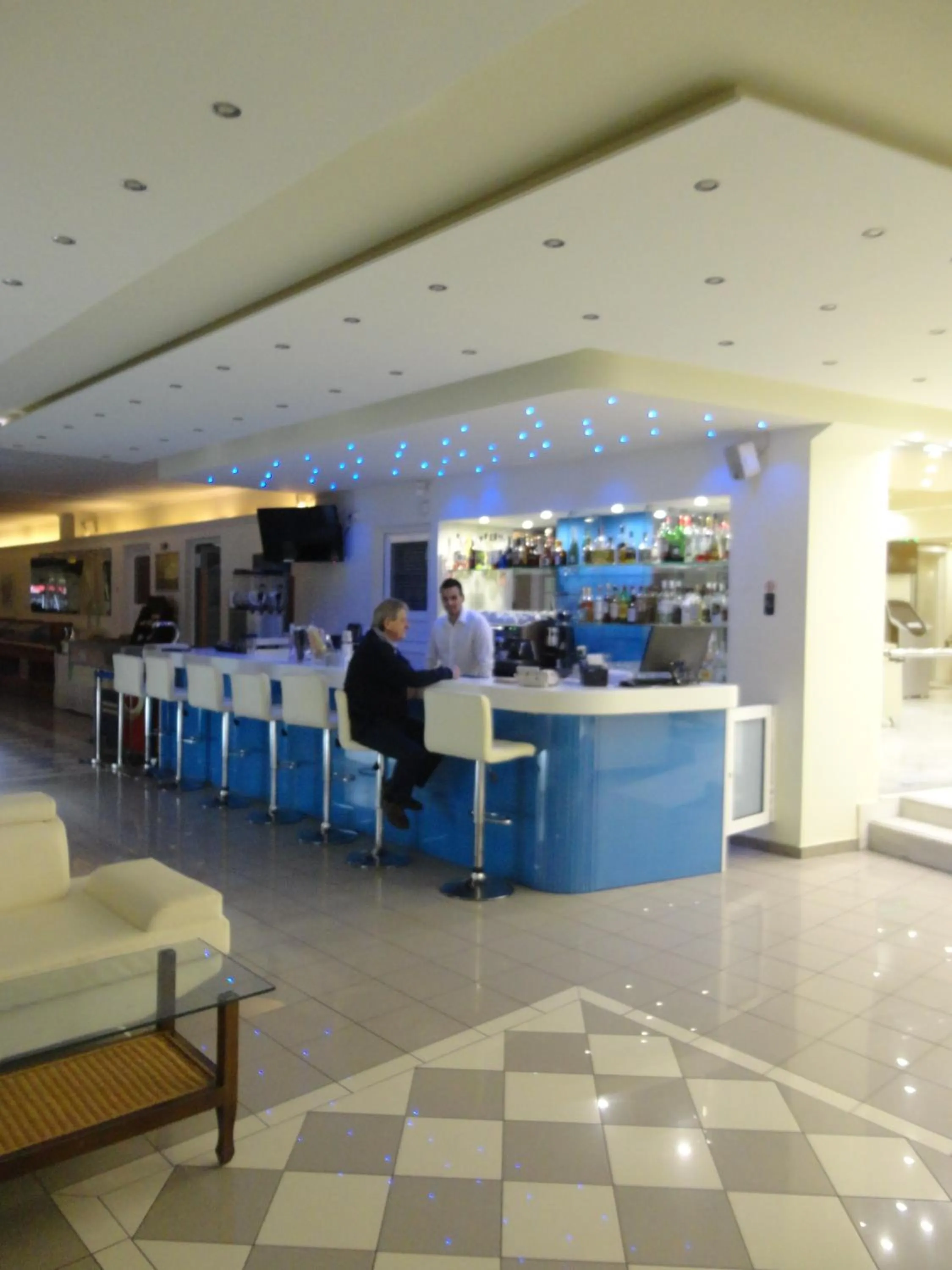 Lounge or bar in New Aegli Resort Hotel