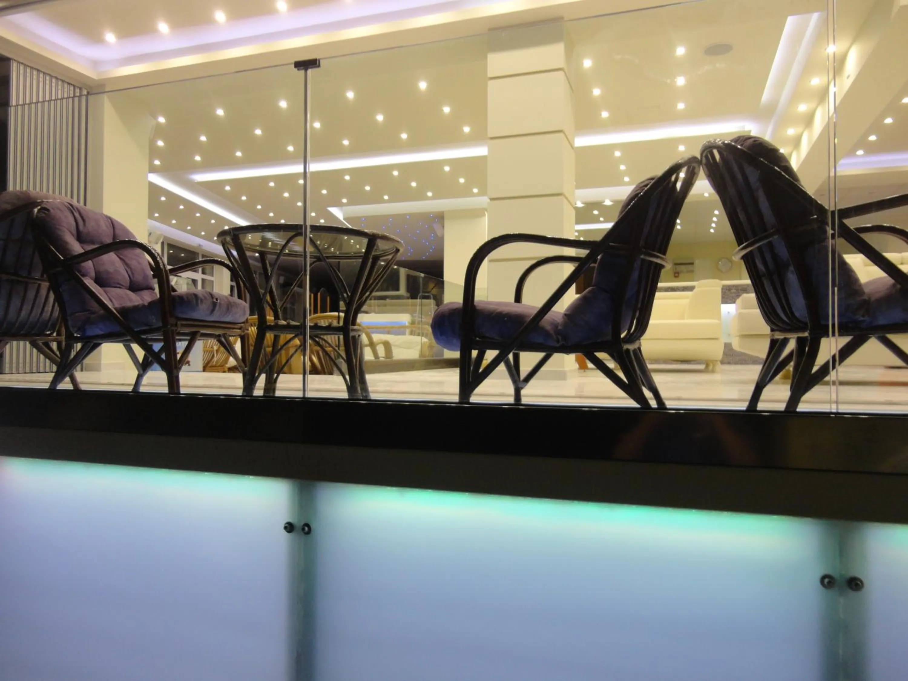 Lounge or bar in New Aegli Resort Hotel