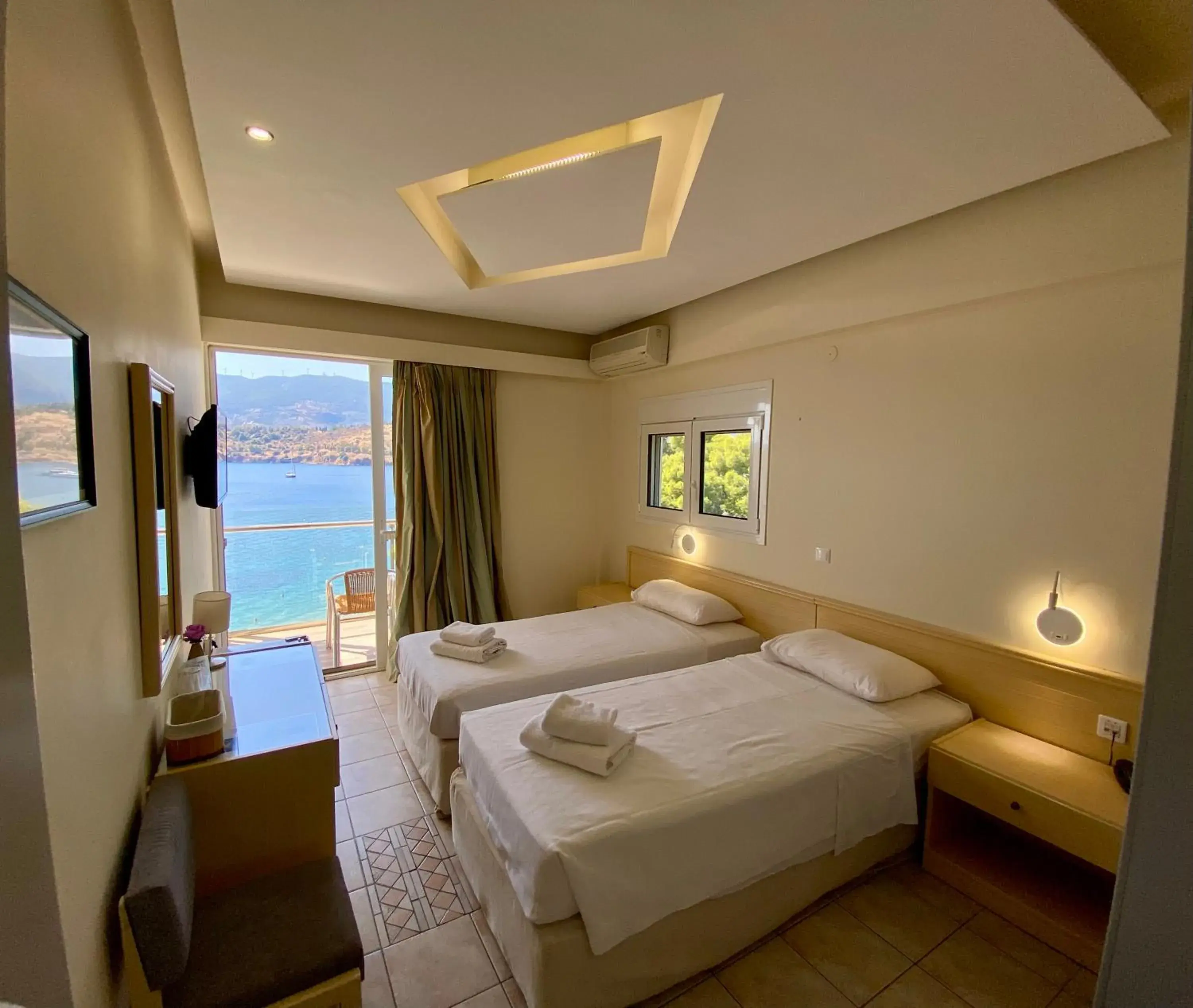 Family Room with Balcony in New Aegli Resort Hotel Family Room with Balcony in New Aegli Resort Hotel