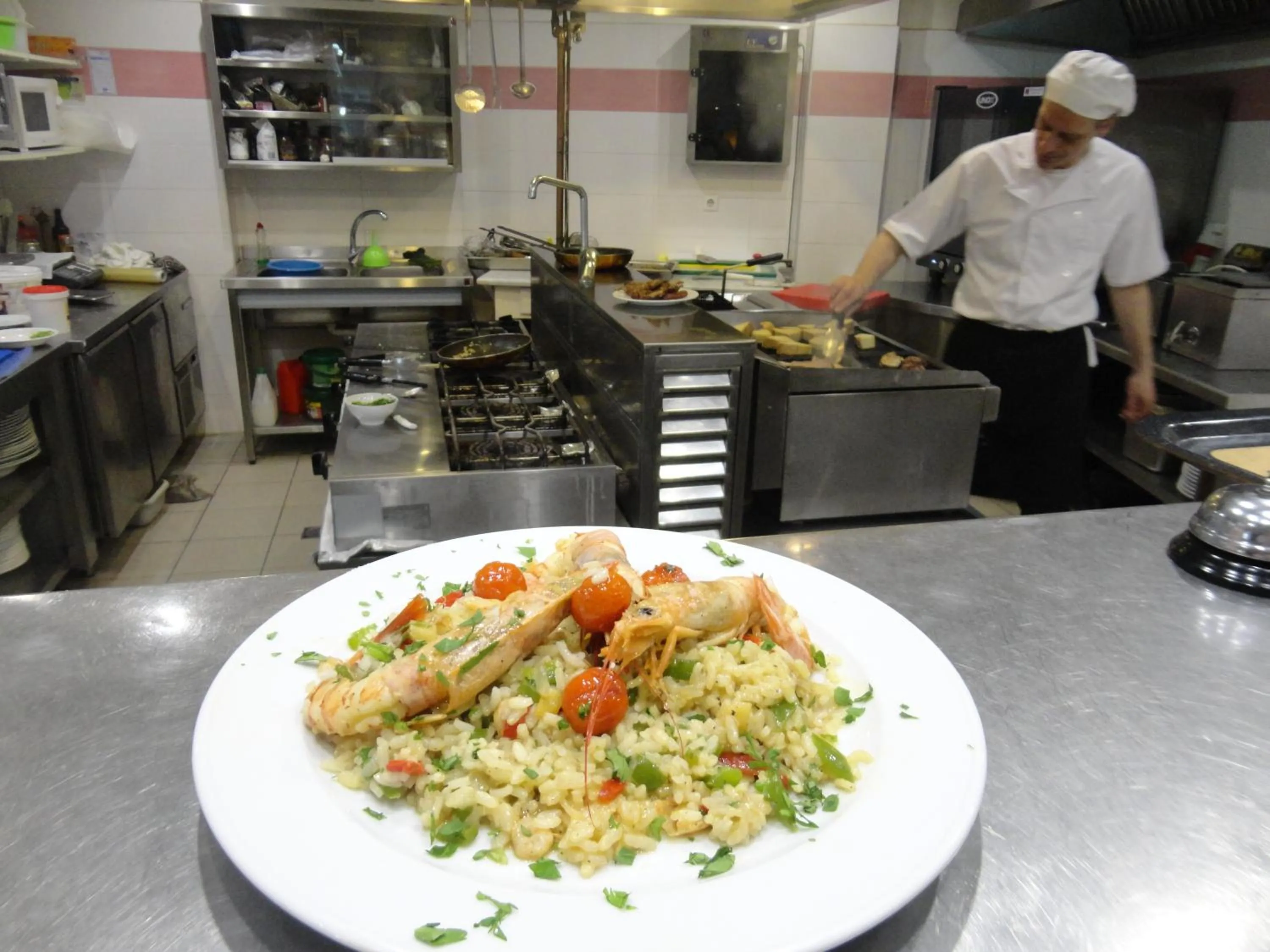 Staff in New Aegli Resort Hotel