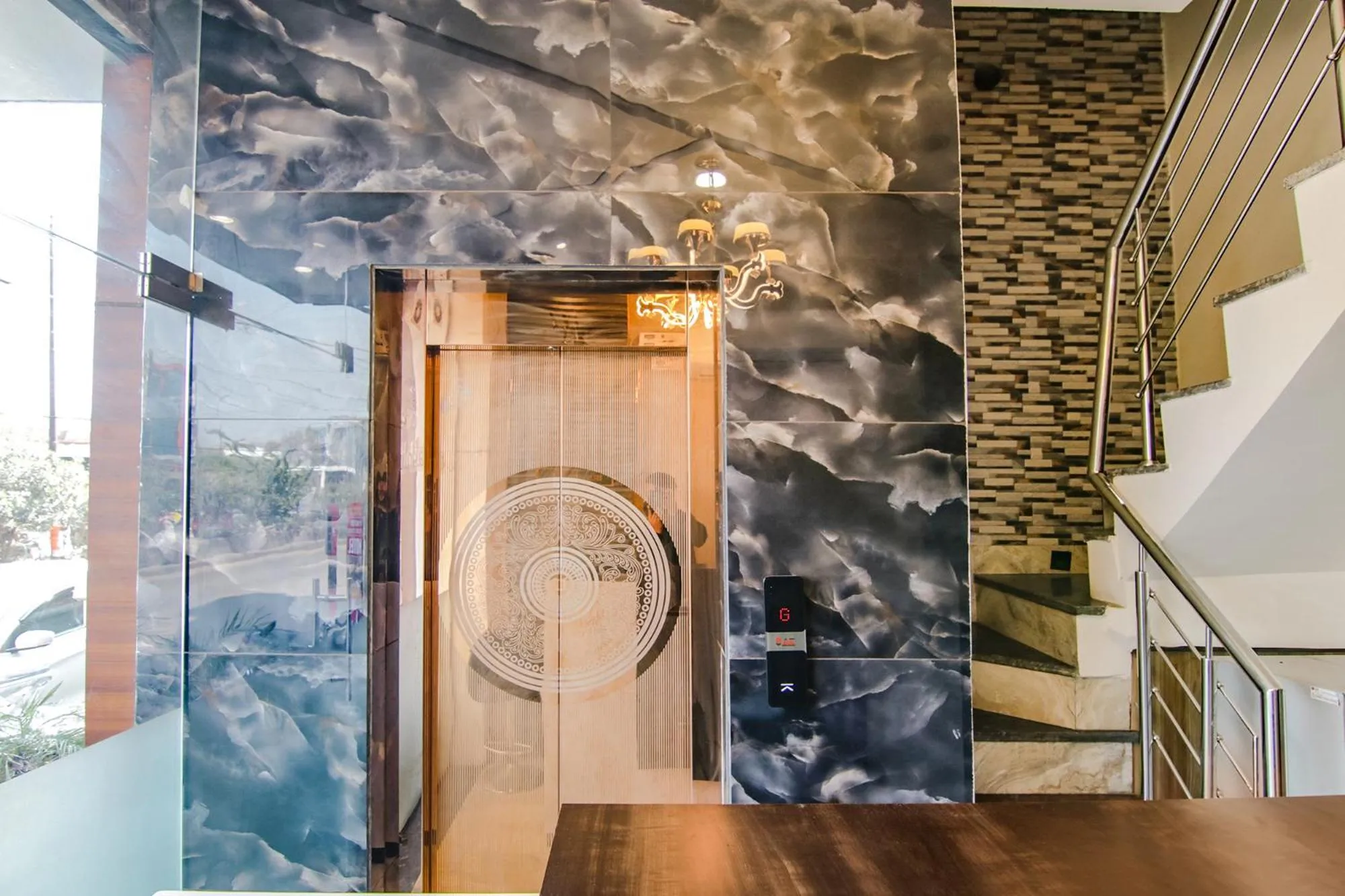 Lobby or reception in FabHotel Yellow Leaf