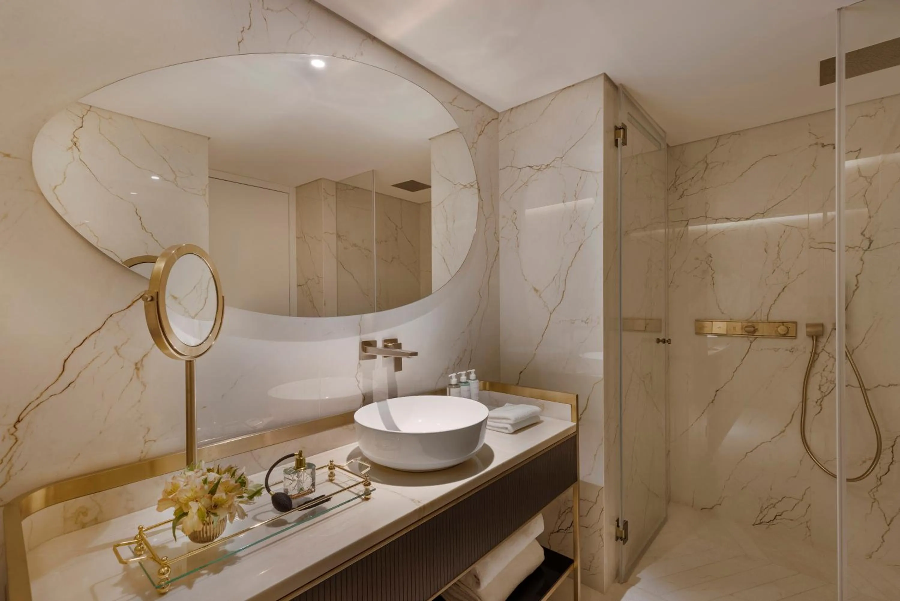 Shower in Theatron Jerusalem Hotel & Spa - MGallery Collection