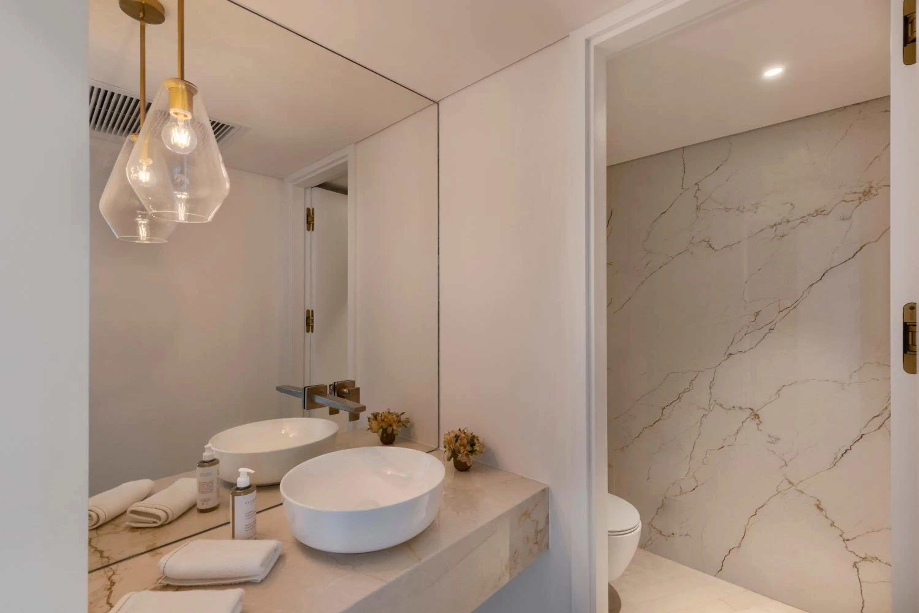 Toilet in Theatron Jerusalem Hotel & Spa - MGallery Collection