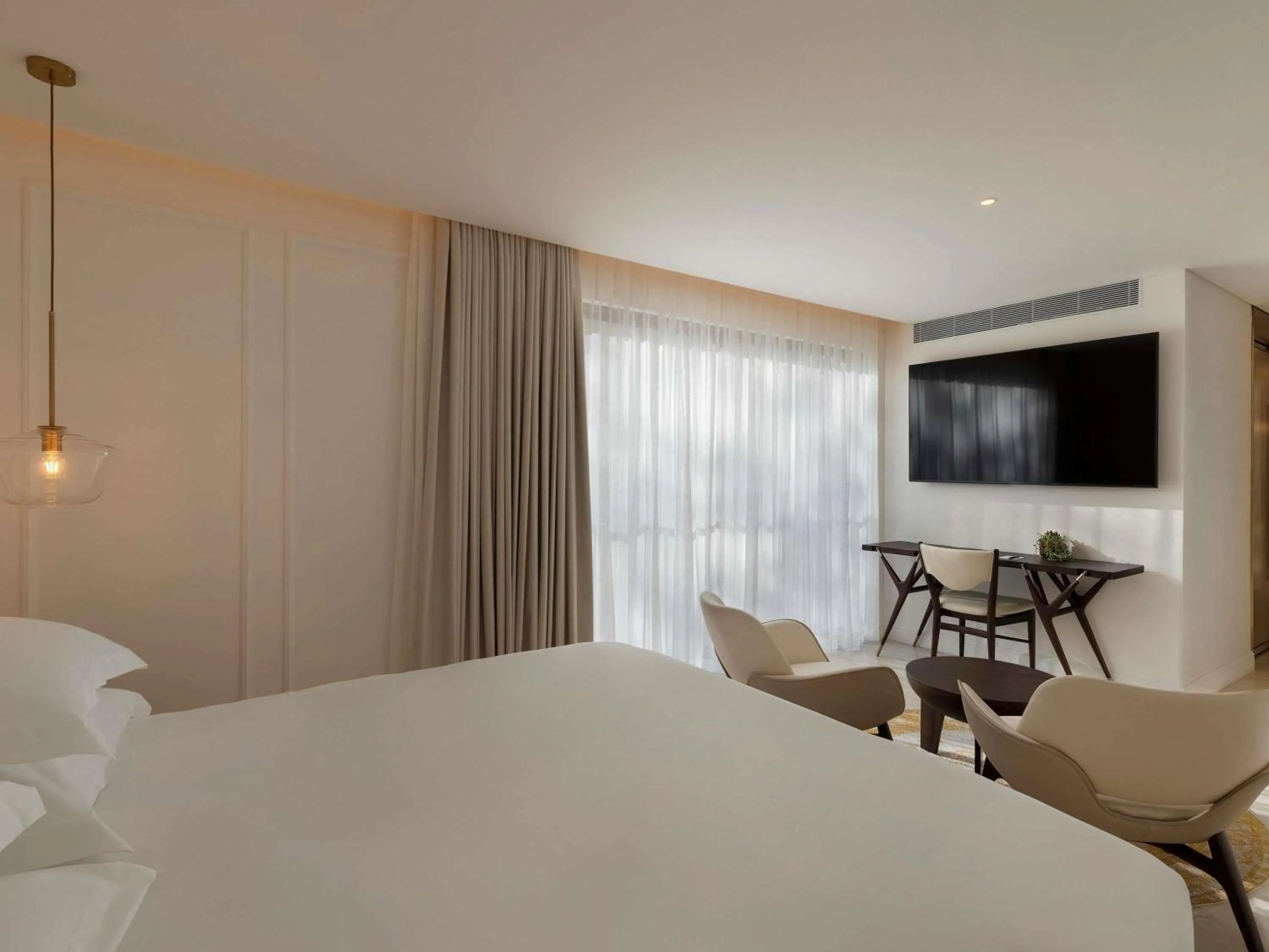 Bedroom, Bed in Theatron Jerusalem Hotel & Spa - MGallery Collection