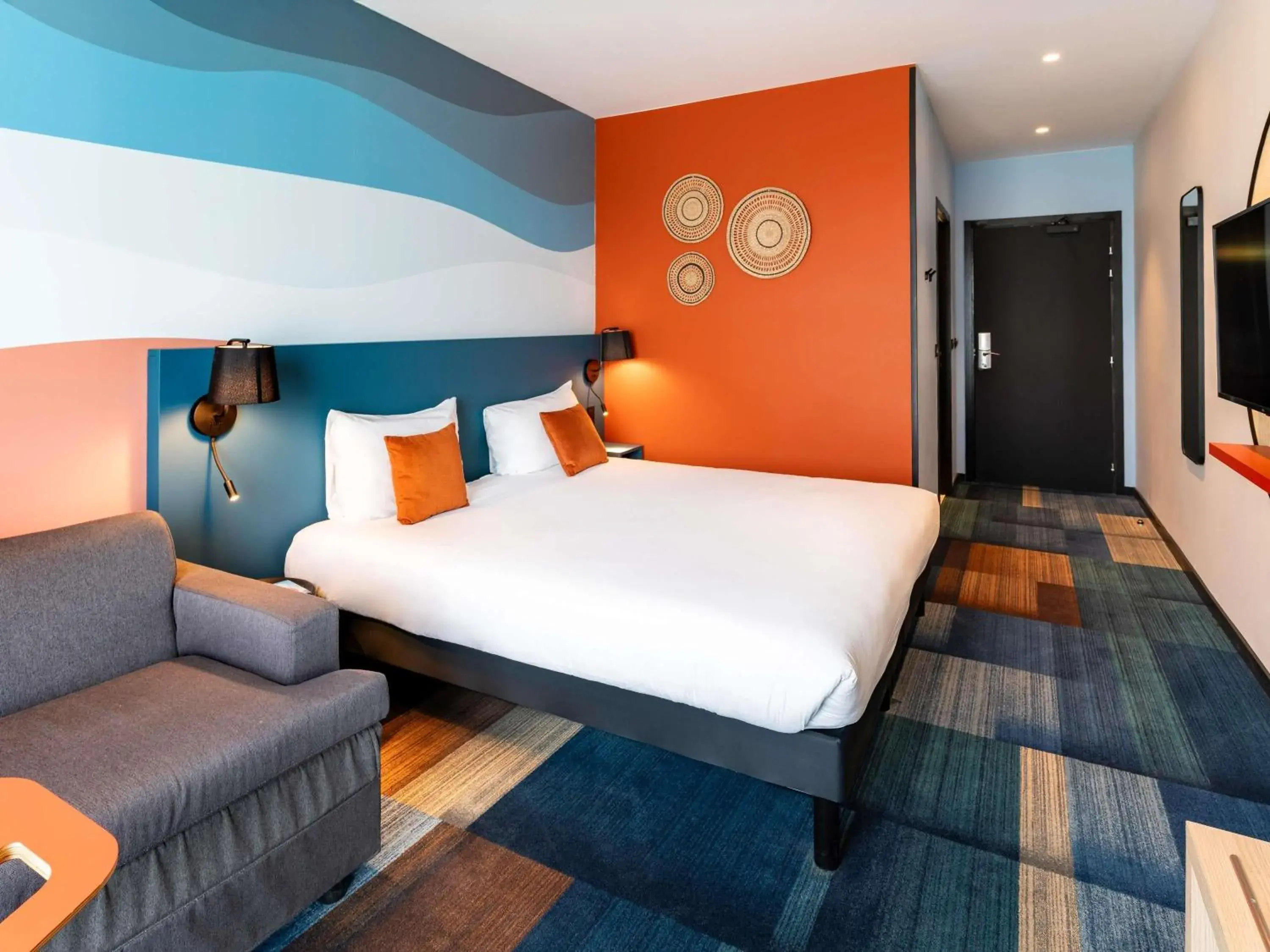 Bedroom, Bed in Ibis Styles Miramas Bedroom, Bed in Ibis Styles Miramas