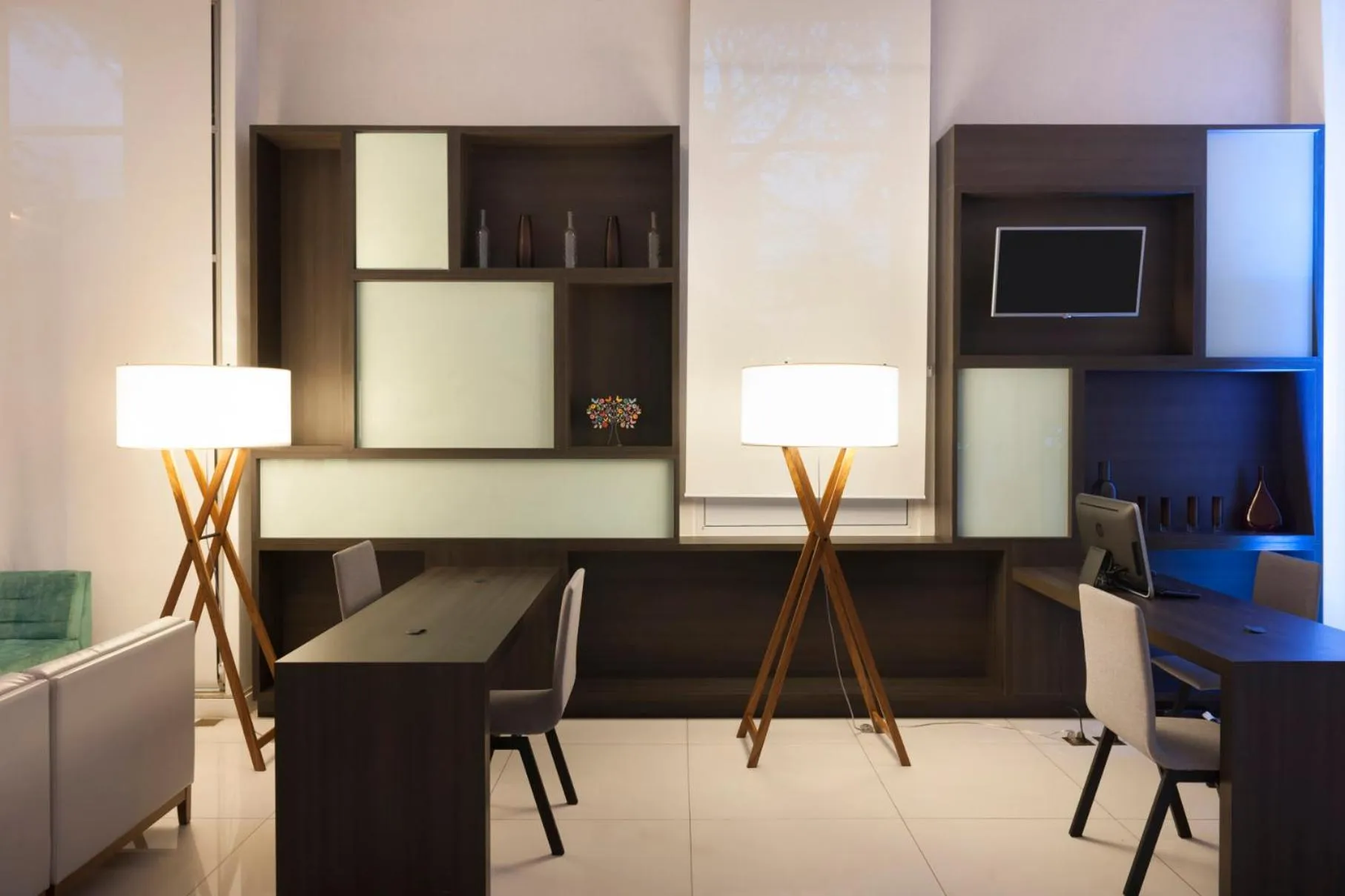 Communal lounge/ TV room in Mercure Campinas