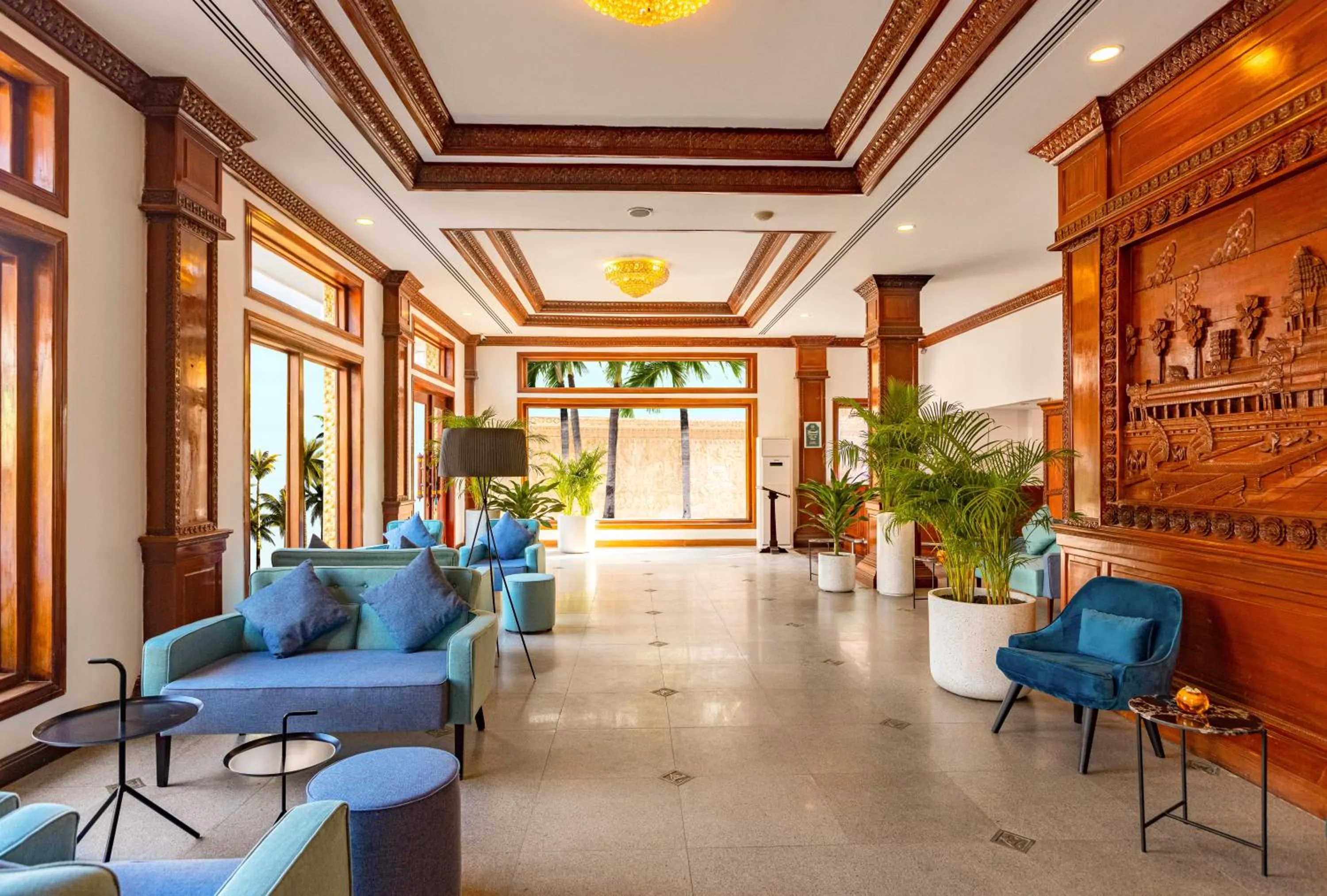 Seating area in Angkor Land Urban Boutique