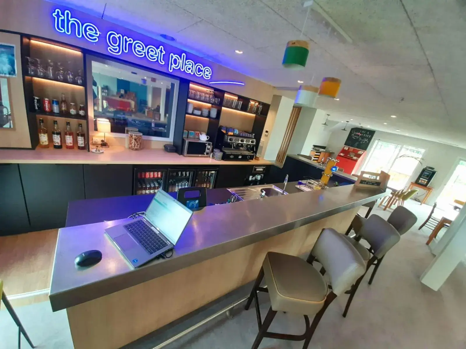 Lobby or reception in greet hotel Castets Coeur des Landes Lobby or reception in greet hotel Castets Coeur des Landes