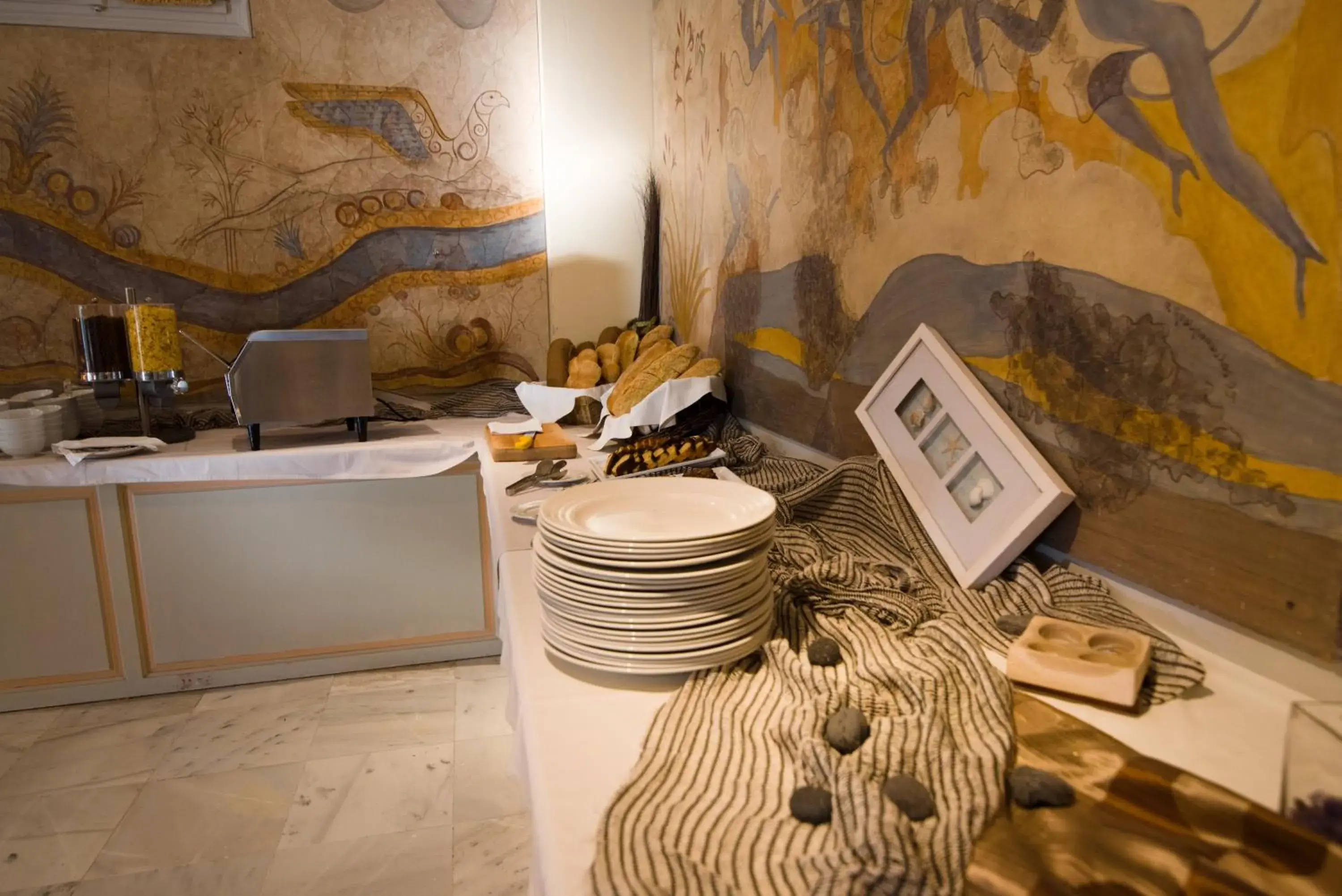 Buffet breakfast in Antinea Suites Hotel & Spa Buffet breakfast in Antinea Suites Hotel & Spa