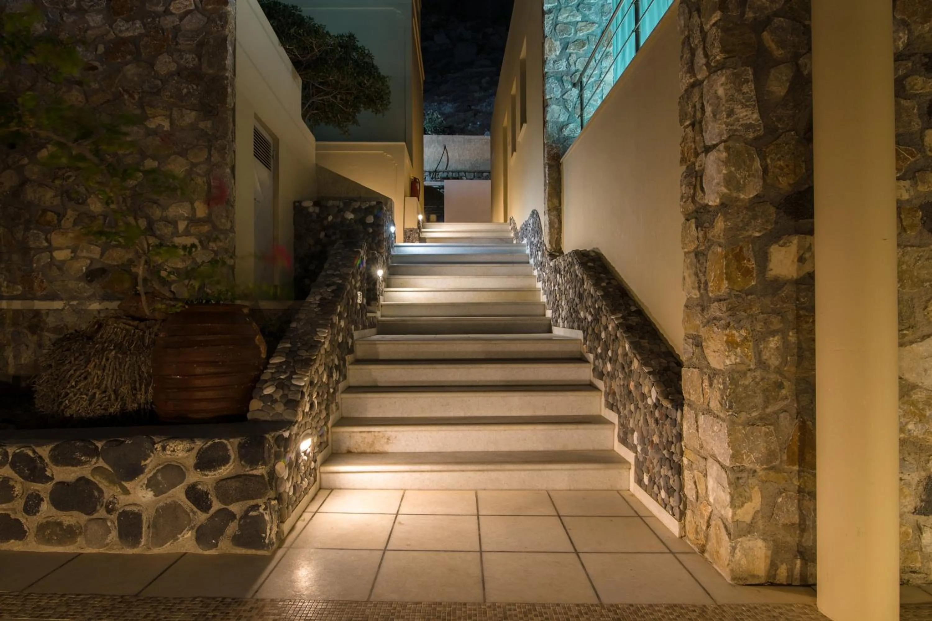 Patio in Antinea Suites Hotel & Spa