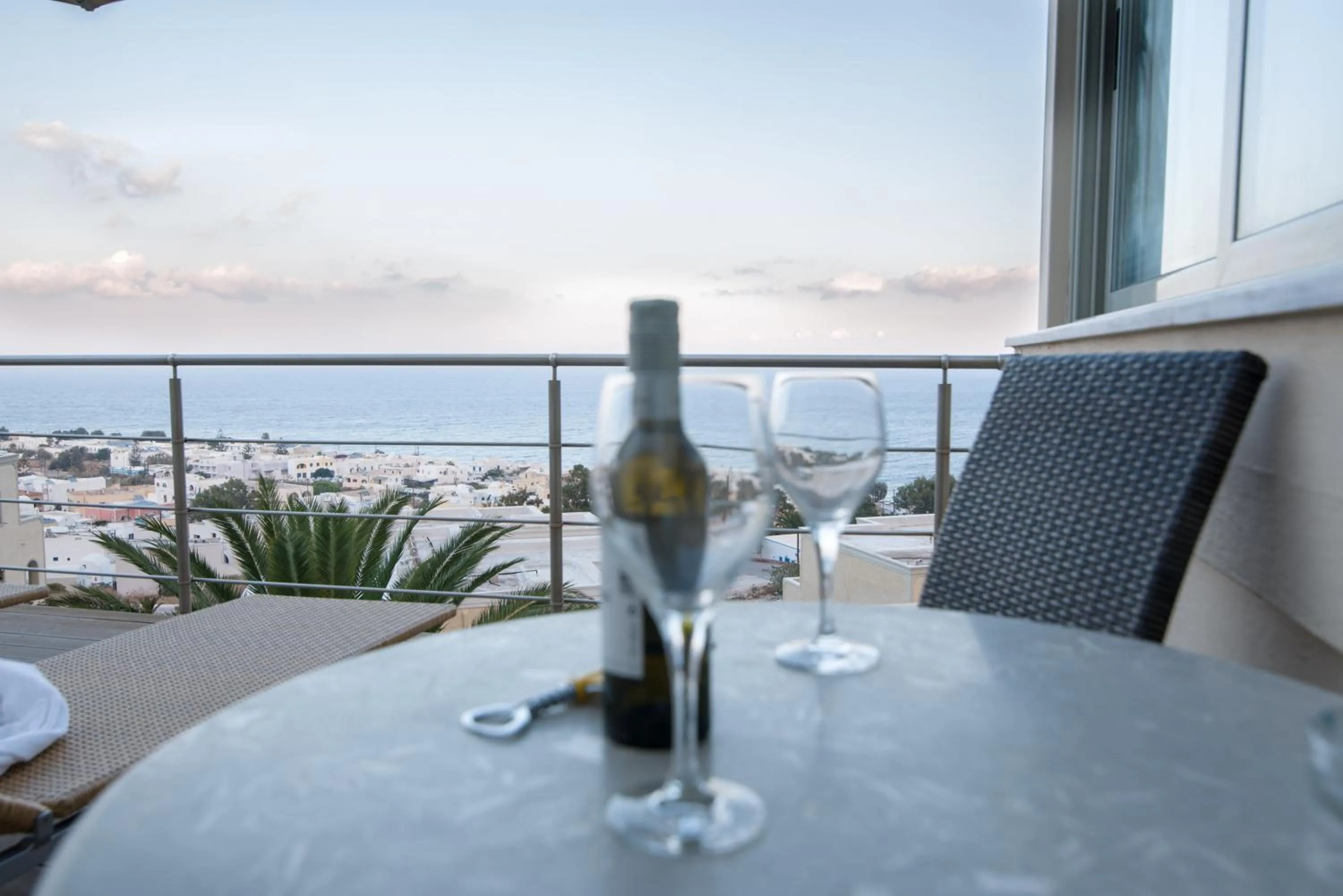 Balcony/Terrace in Antinea Suites Hotel & Spa