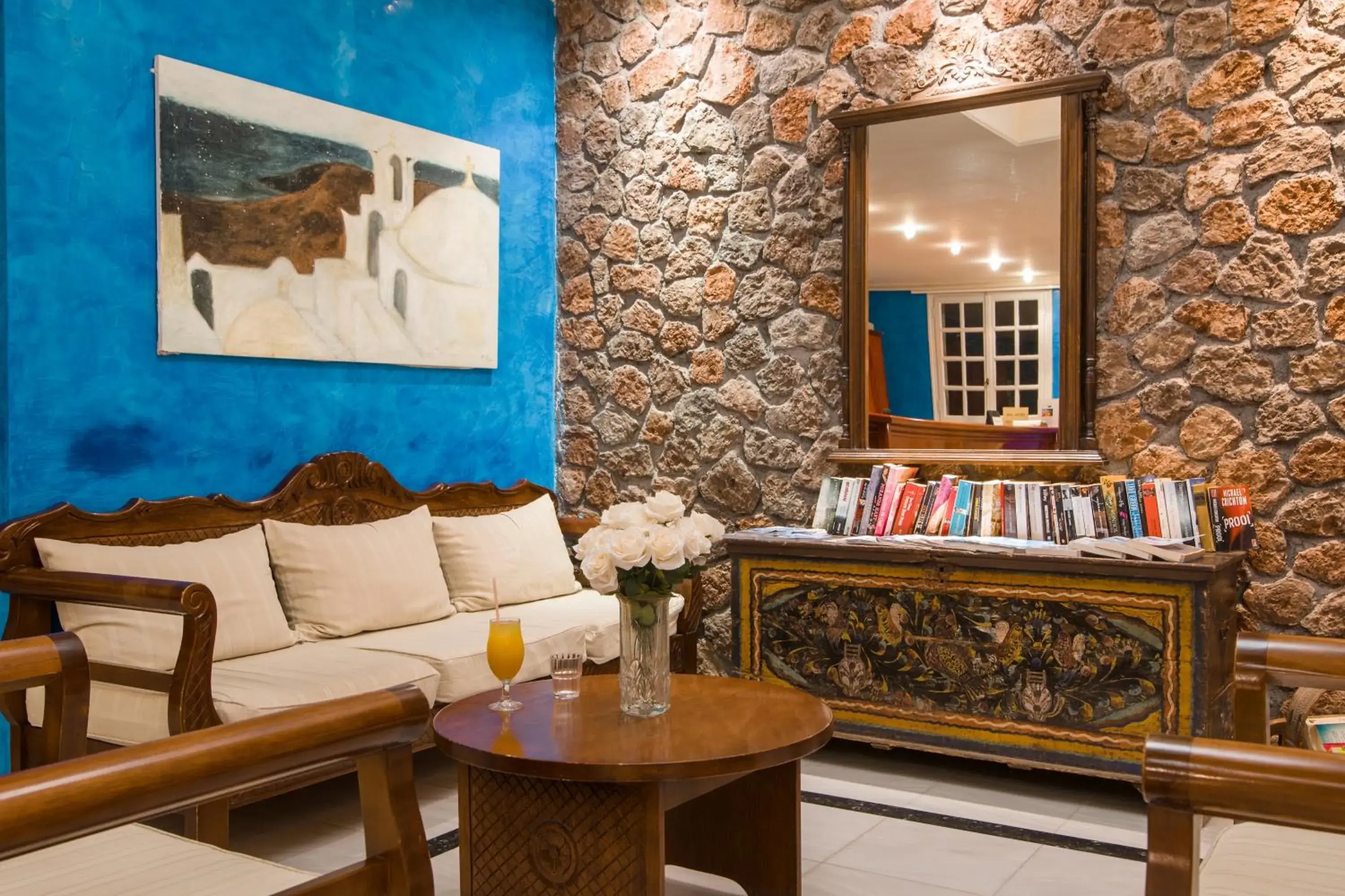 Lobby or reception in Antinea Suites Hotel & Spa Lobby or reception in Antinea Suites Hotel & Spa