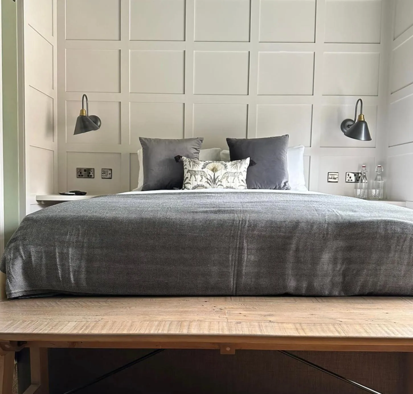 Bed in Rooms Above Sugar Boat