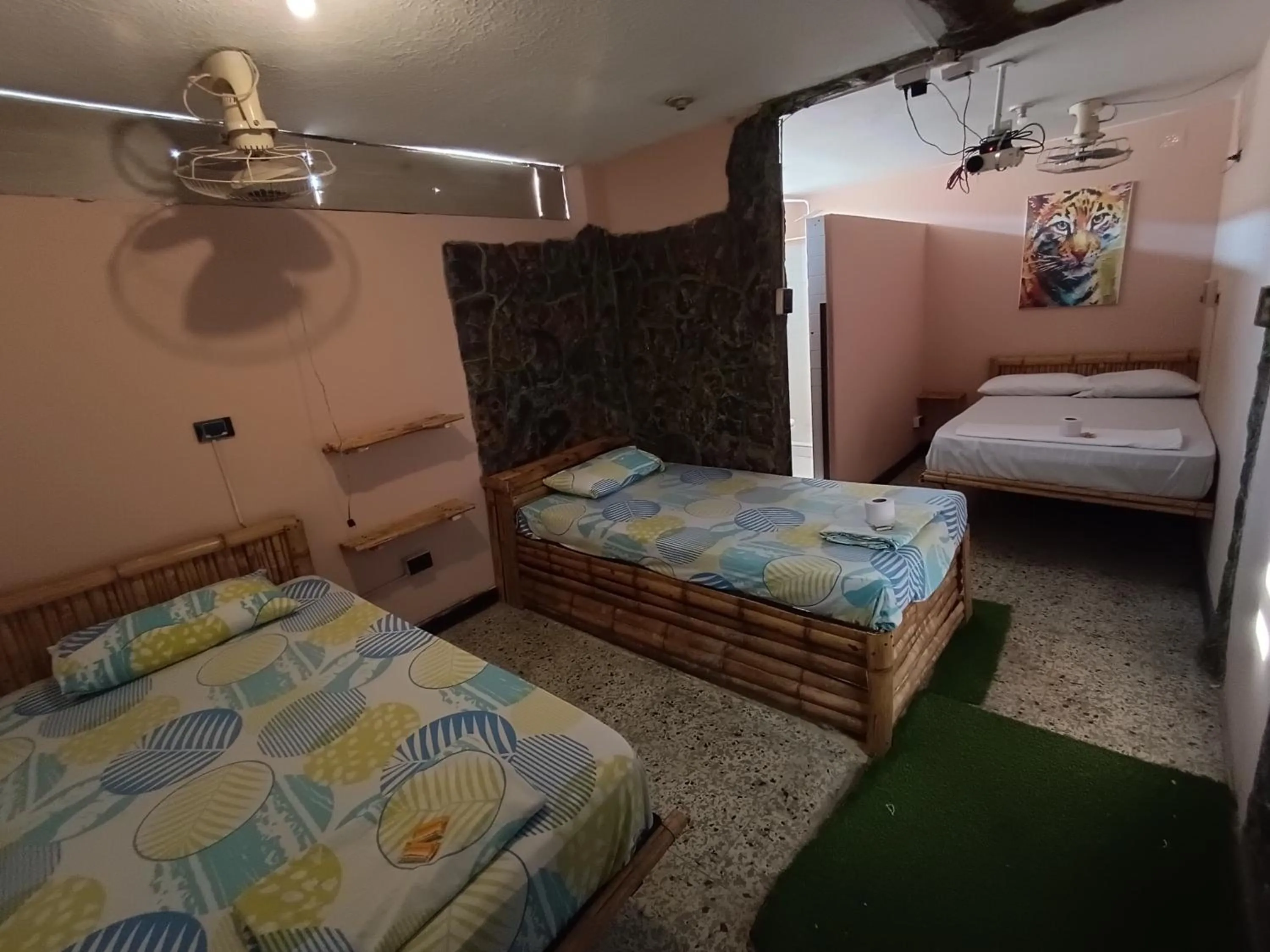 Bed in Hotel Grand ilama