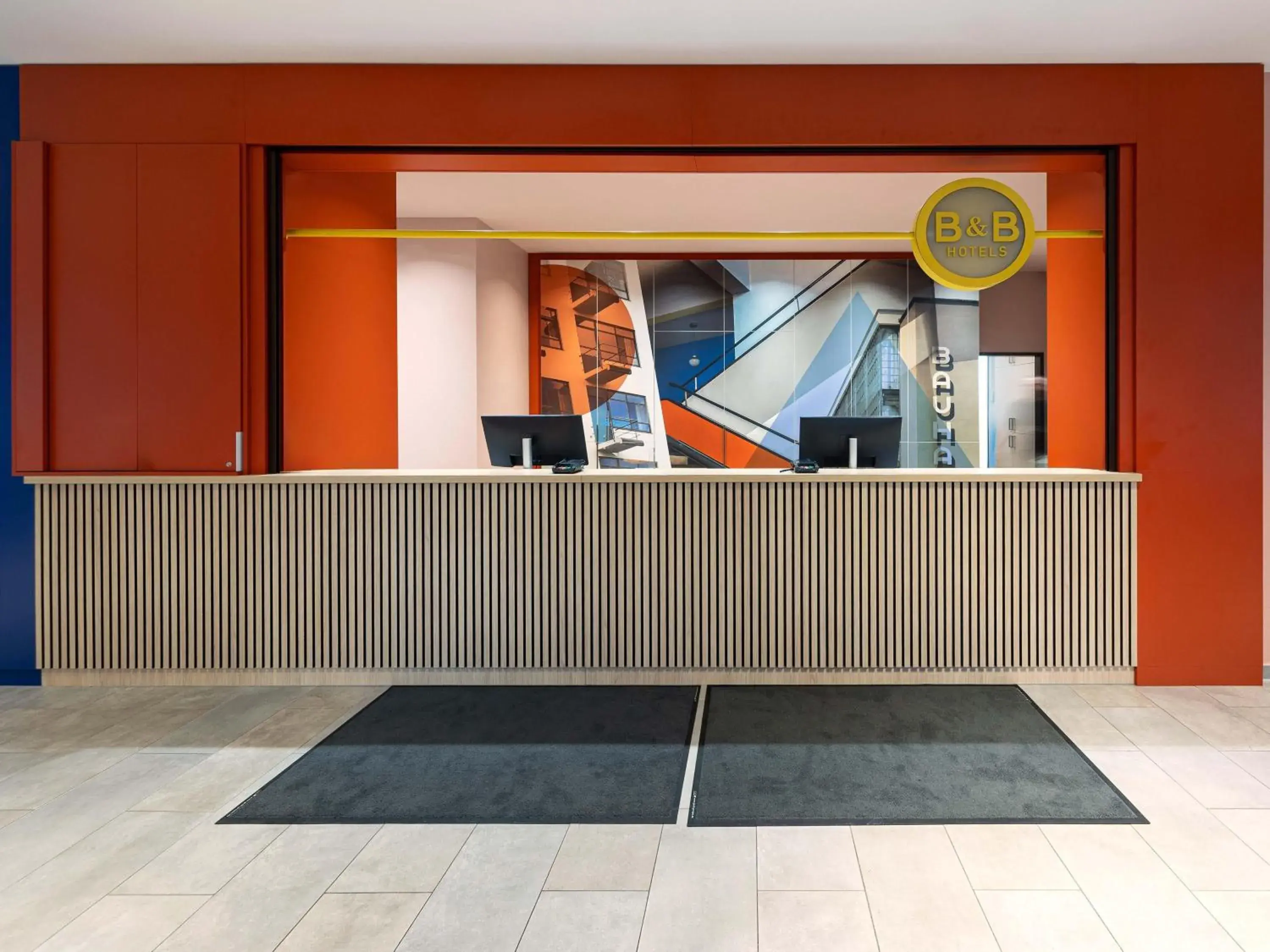 Lobby or reception in B&B Hotel Dessau Lobby or reception in B&B Hotel Dessau