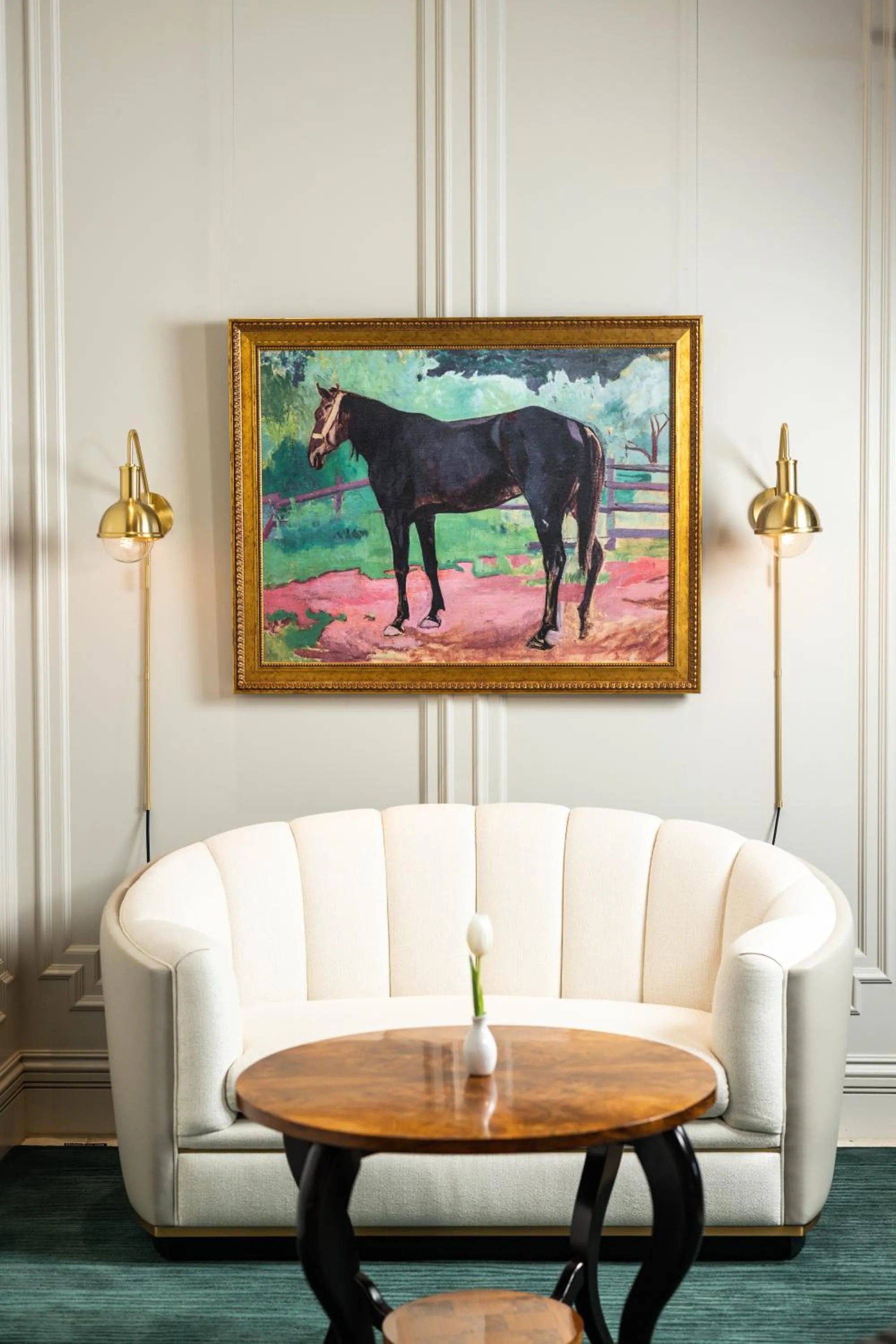 Lobby or reception in Hôtel Swexan