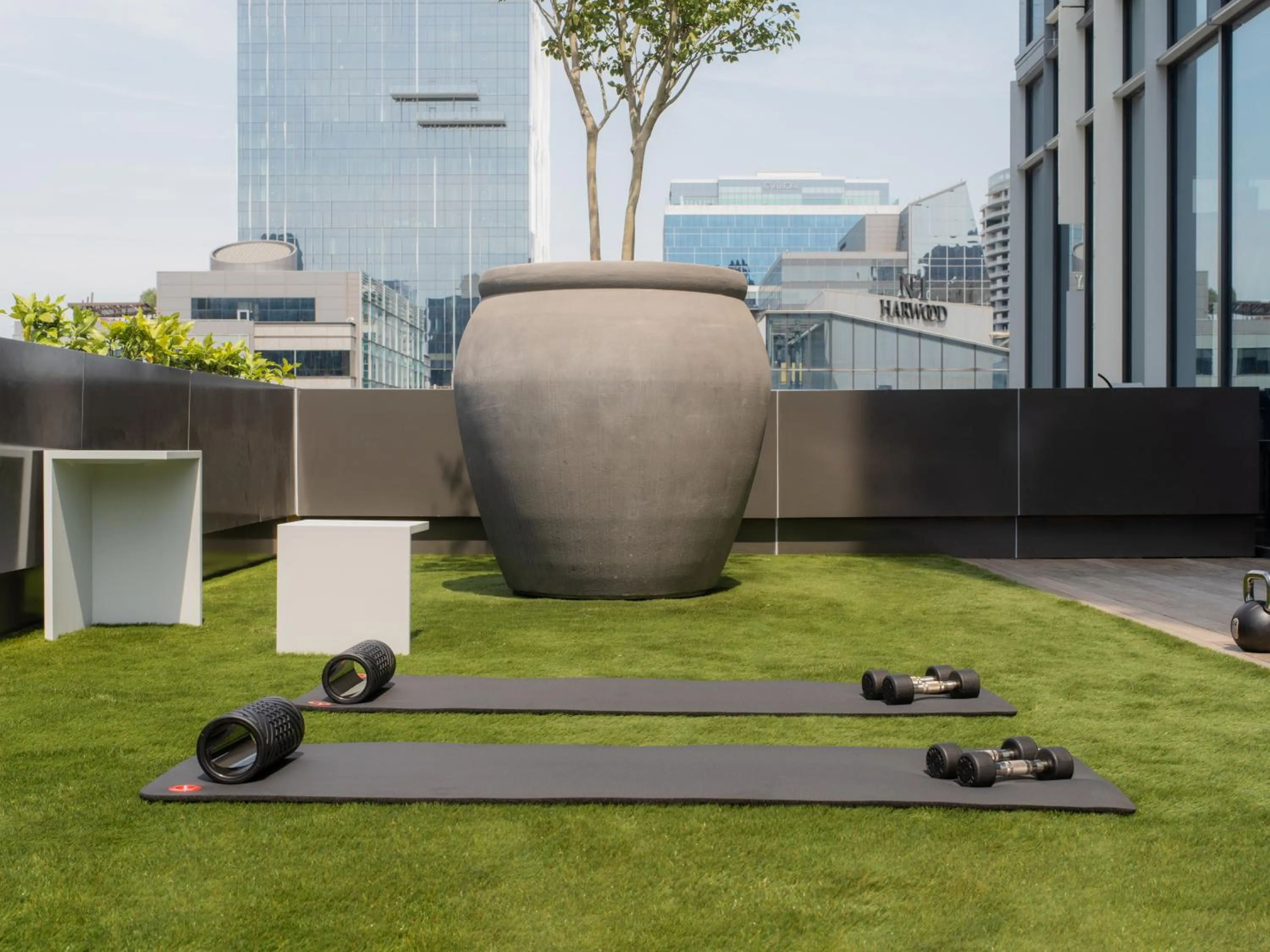 Fitness centre/facilities in Hôtel Swexan