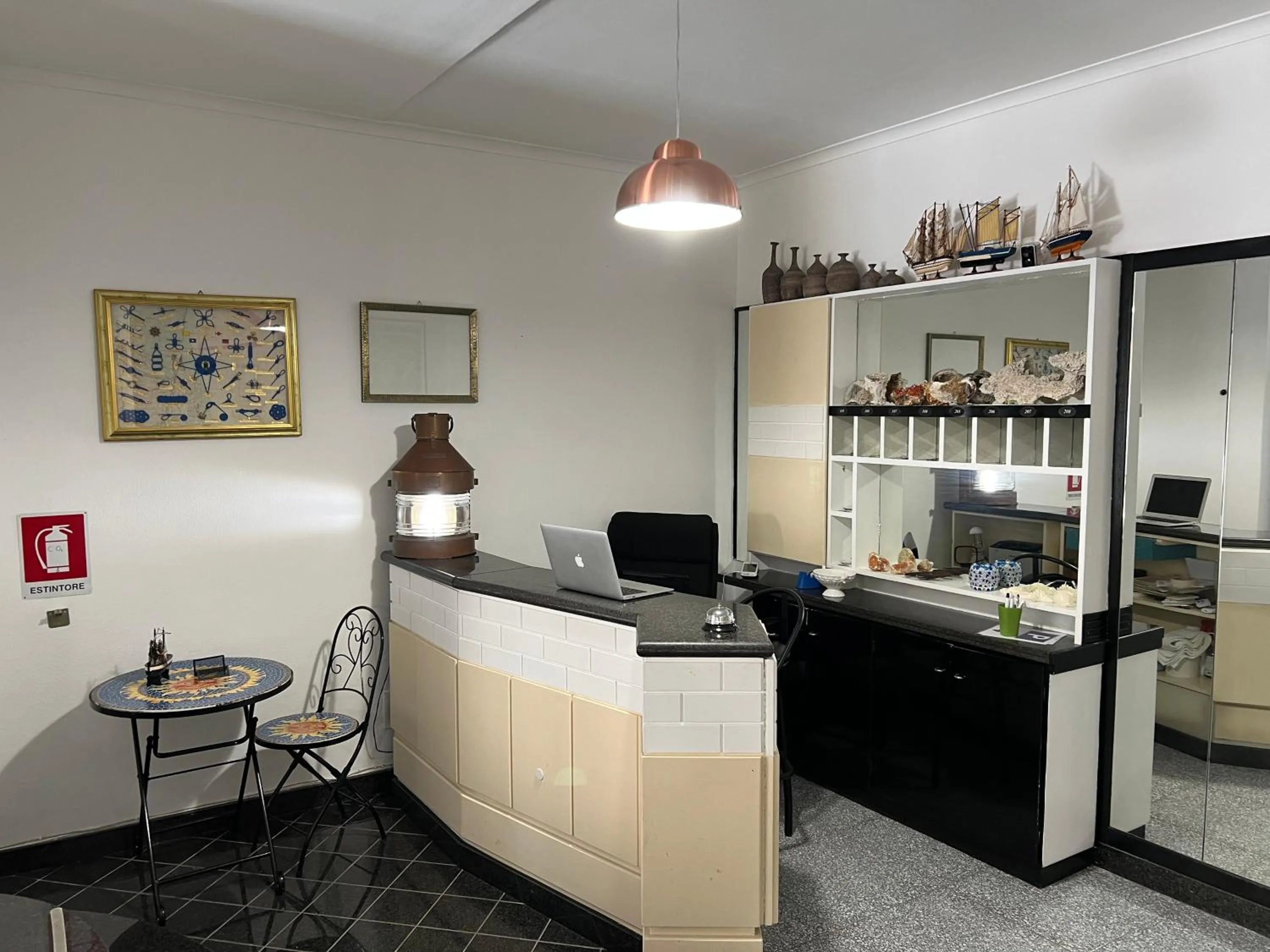 Lobby or reception in Hotel Minerva