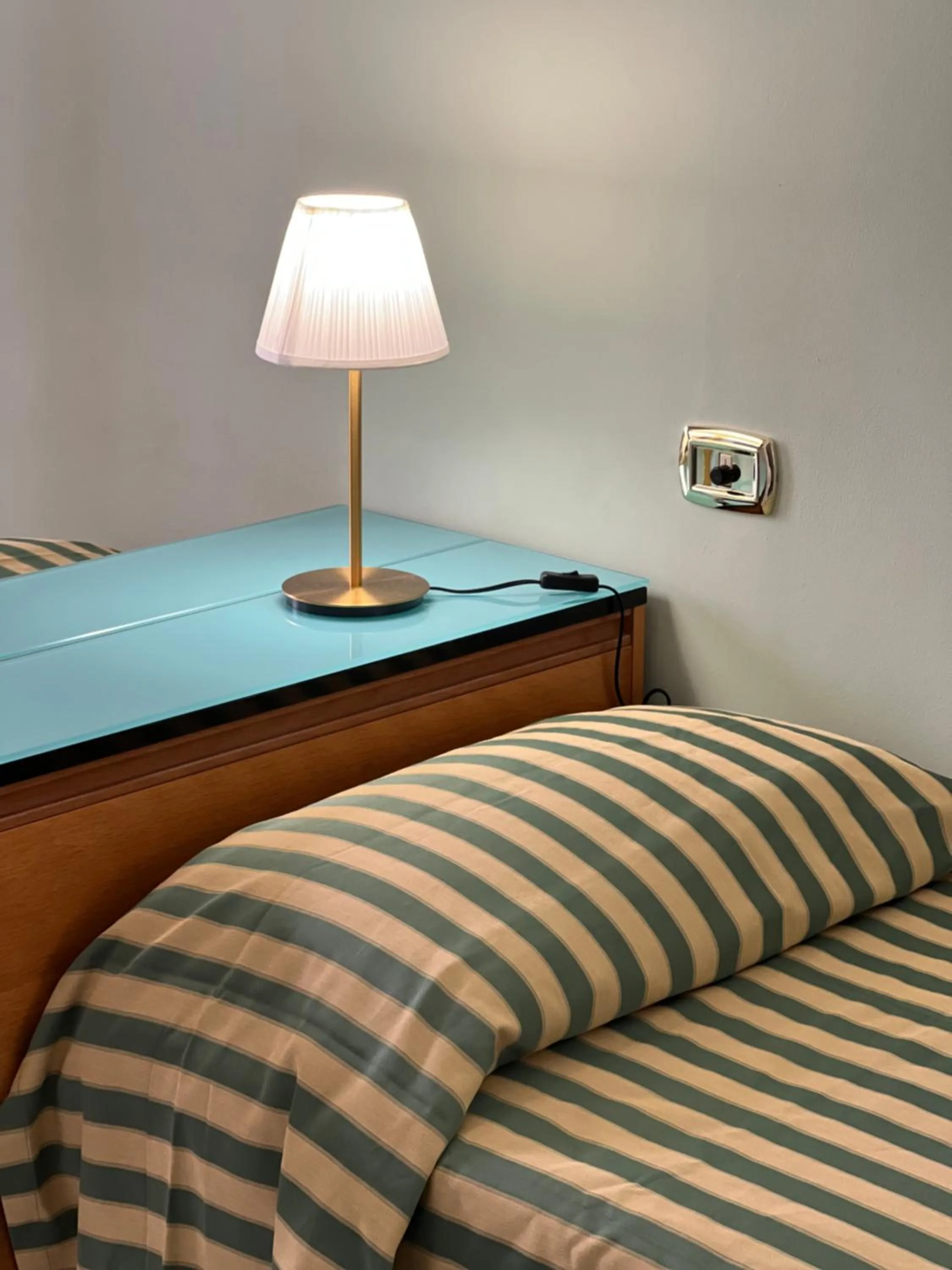 Decorative detail, Bed in Hotel Minerva