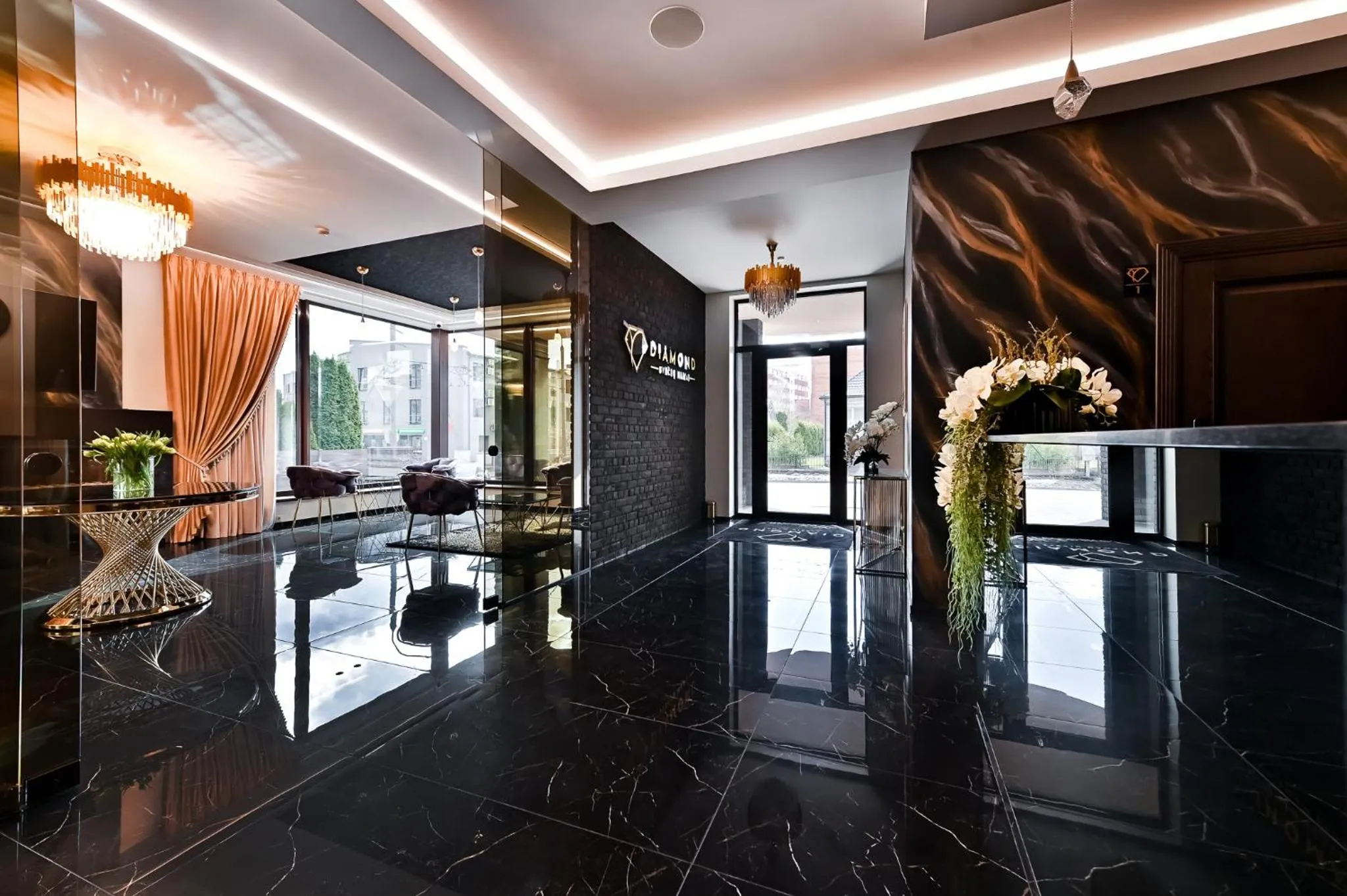 Seating area in Diamond svečių namai