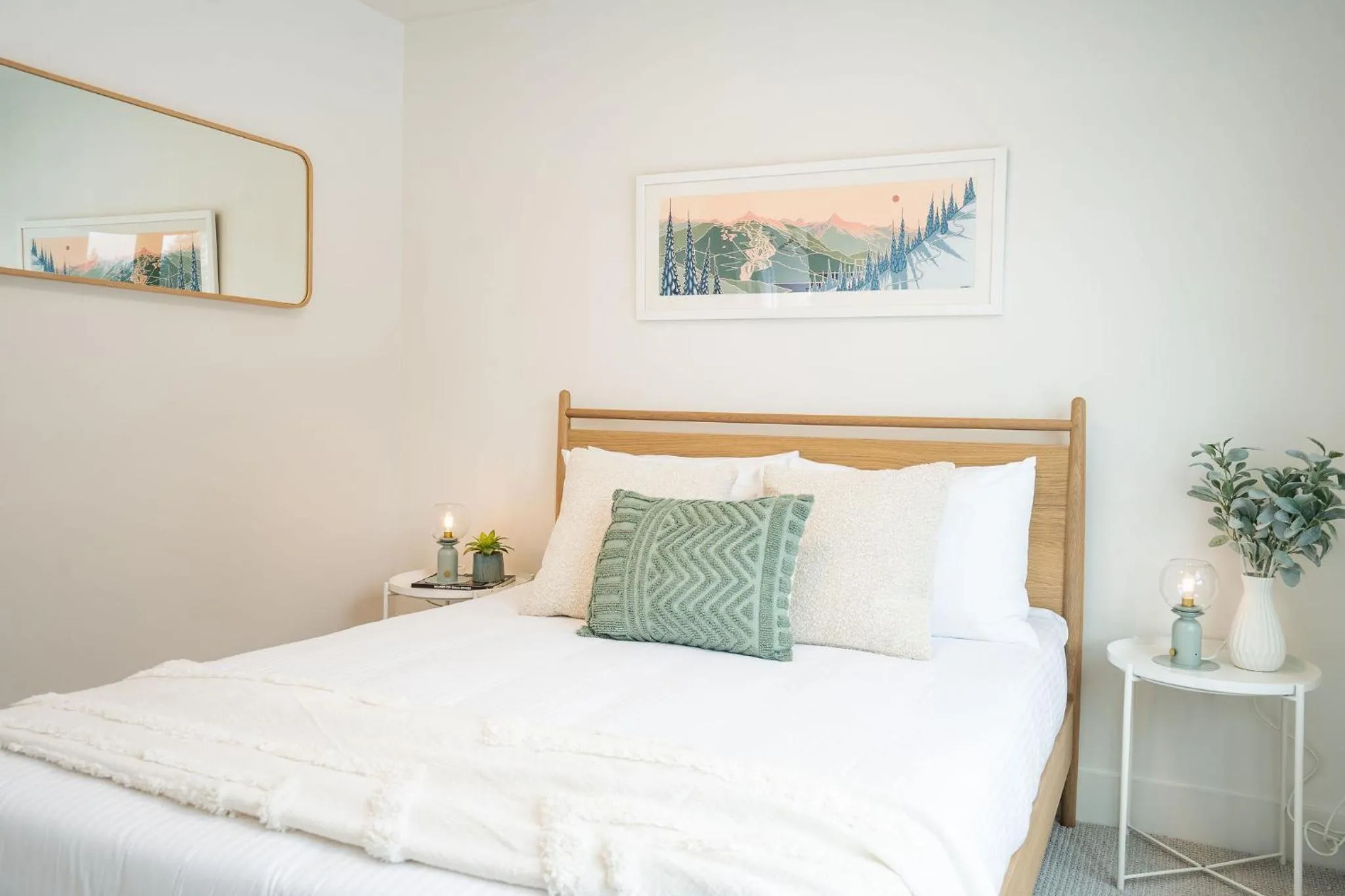 Bed in Adanac by Revelstoke Vacations