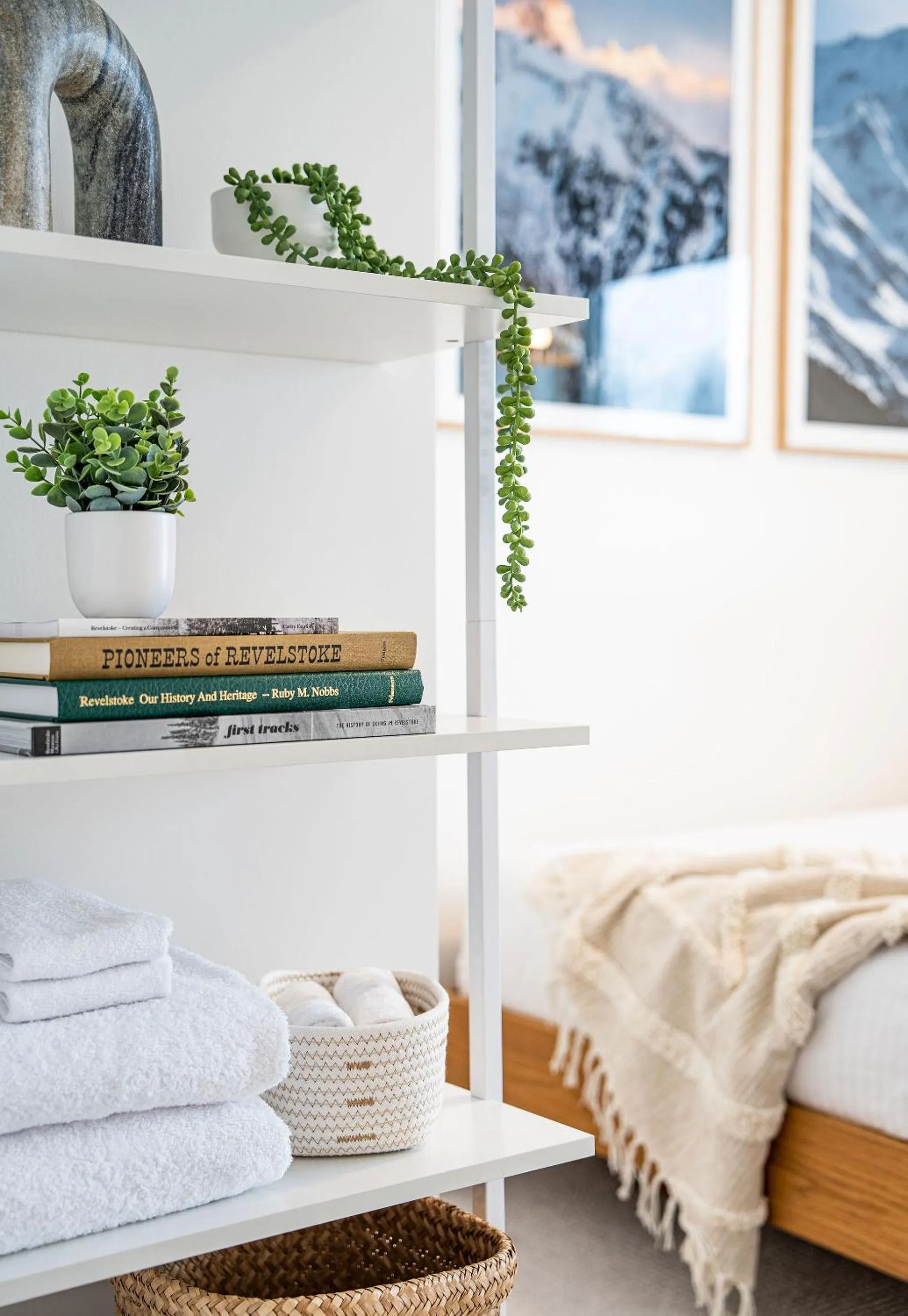 Bed in Adanac by Revelstoke Vacations