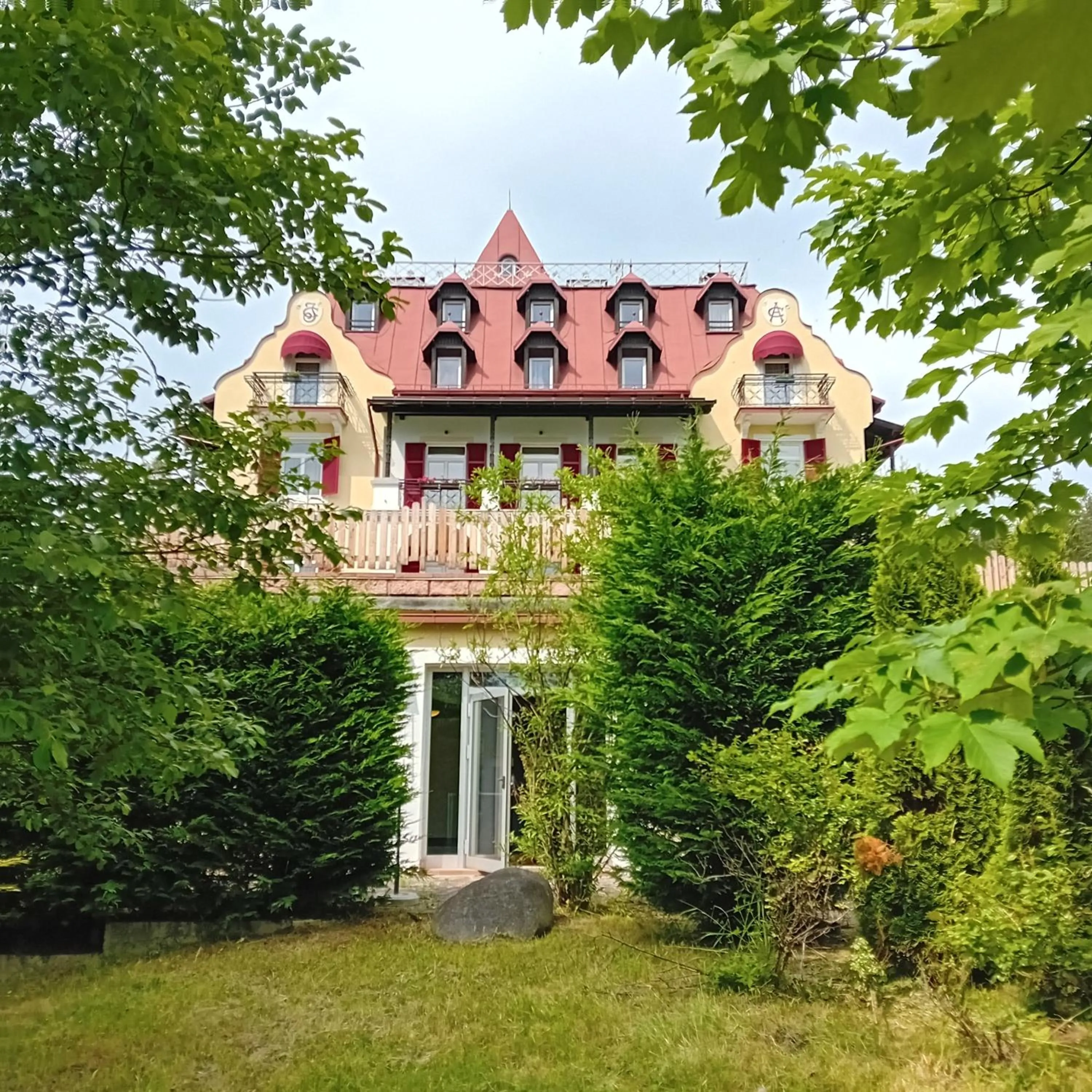 Garden in Hotel Regina del Bosco