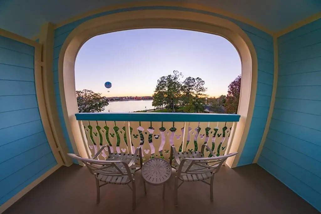 Balcony/Terrace in Disney's Saratoga Springs Resort & Spa