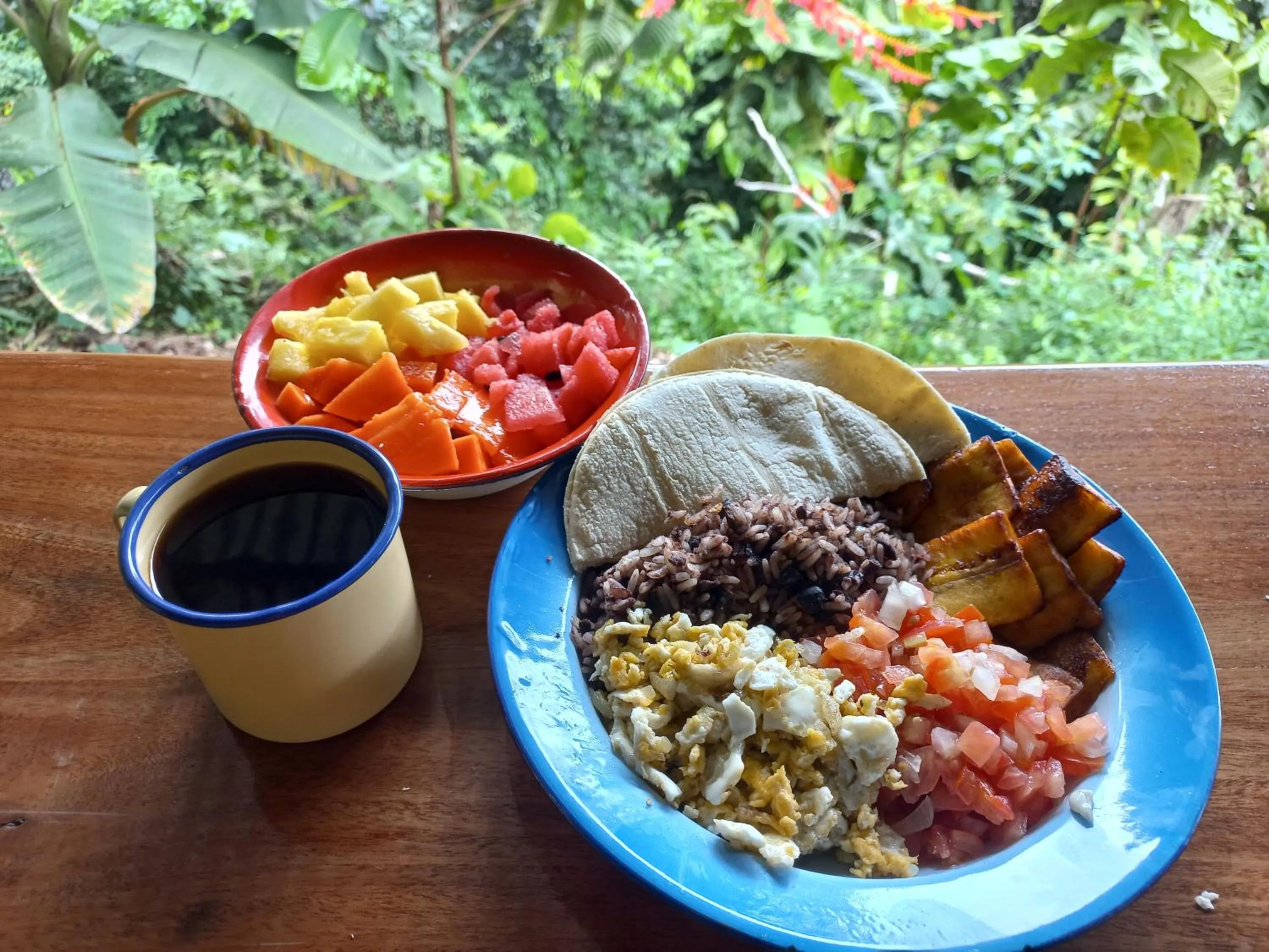 Food and drinks in Selva Madre Eco-Sanctuary