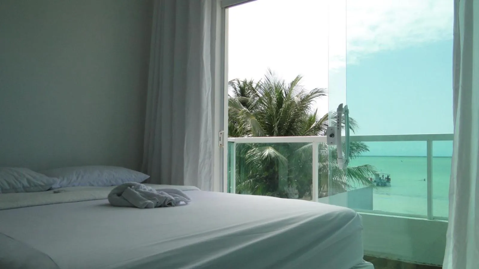 Bed in Pousada Diana Maragogi