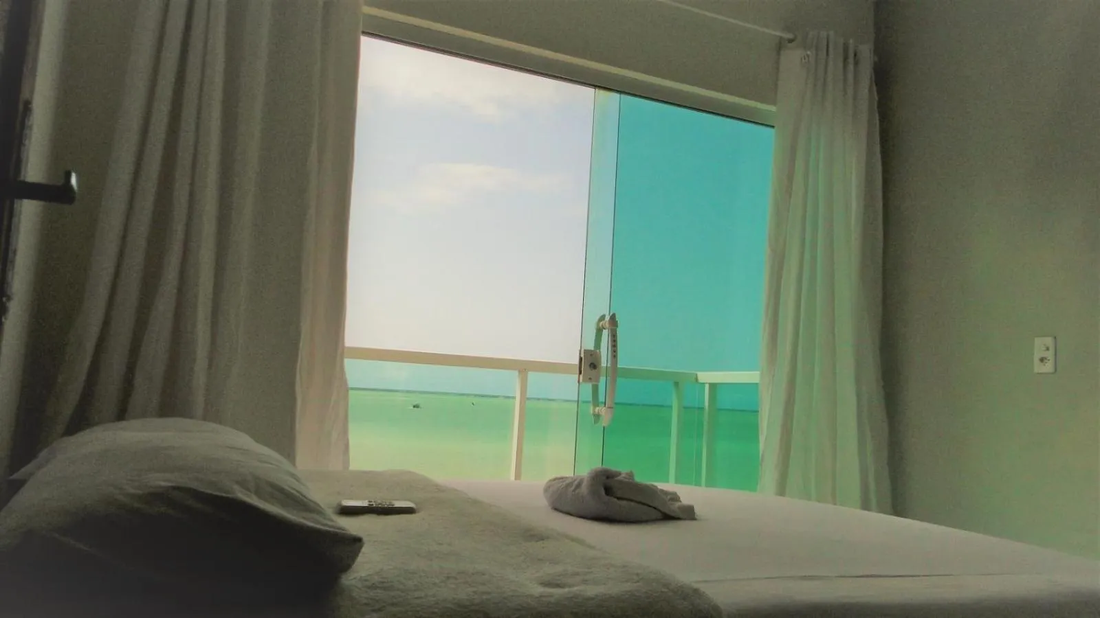 Bed in Pousada Diana Maragogi