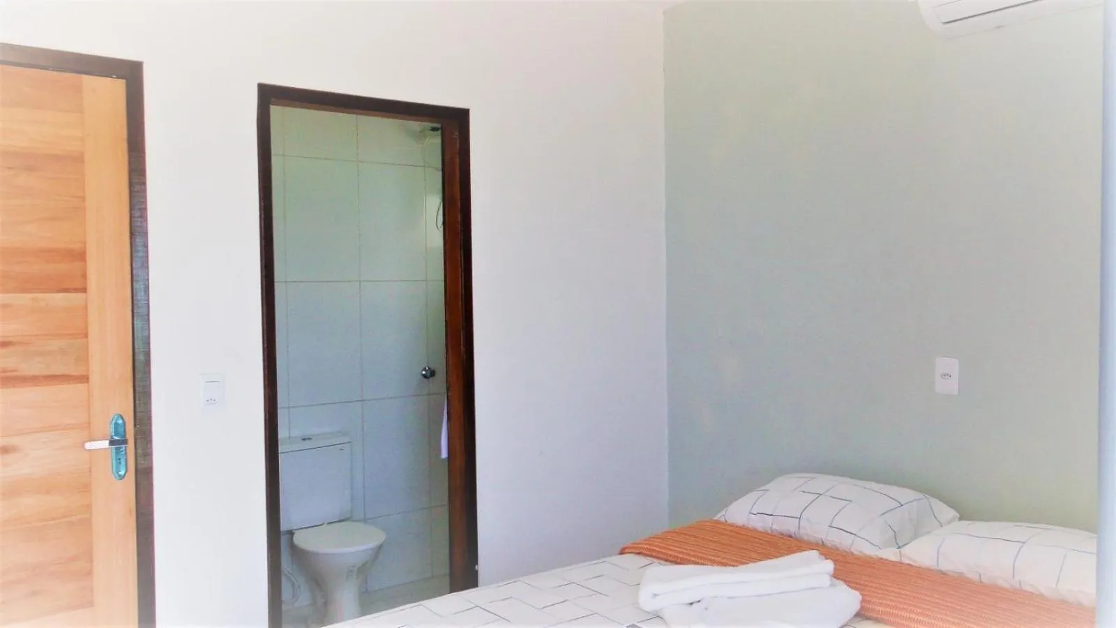 Bed in Pousada Diana Maragogi