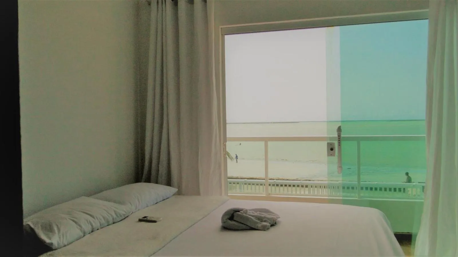 Bed in Pousada Diana Maragogi