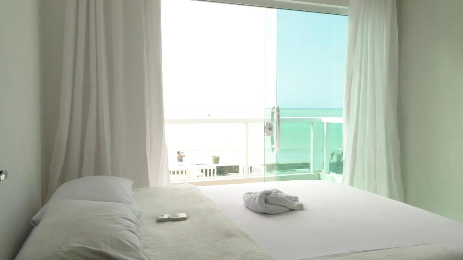 Bed in Pousada Diana Maragogi