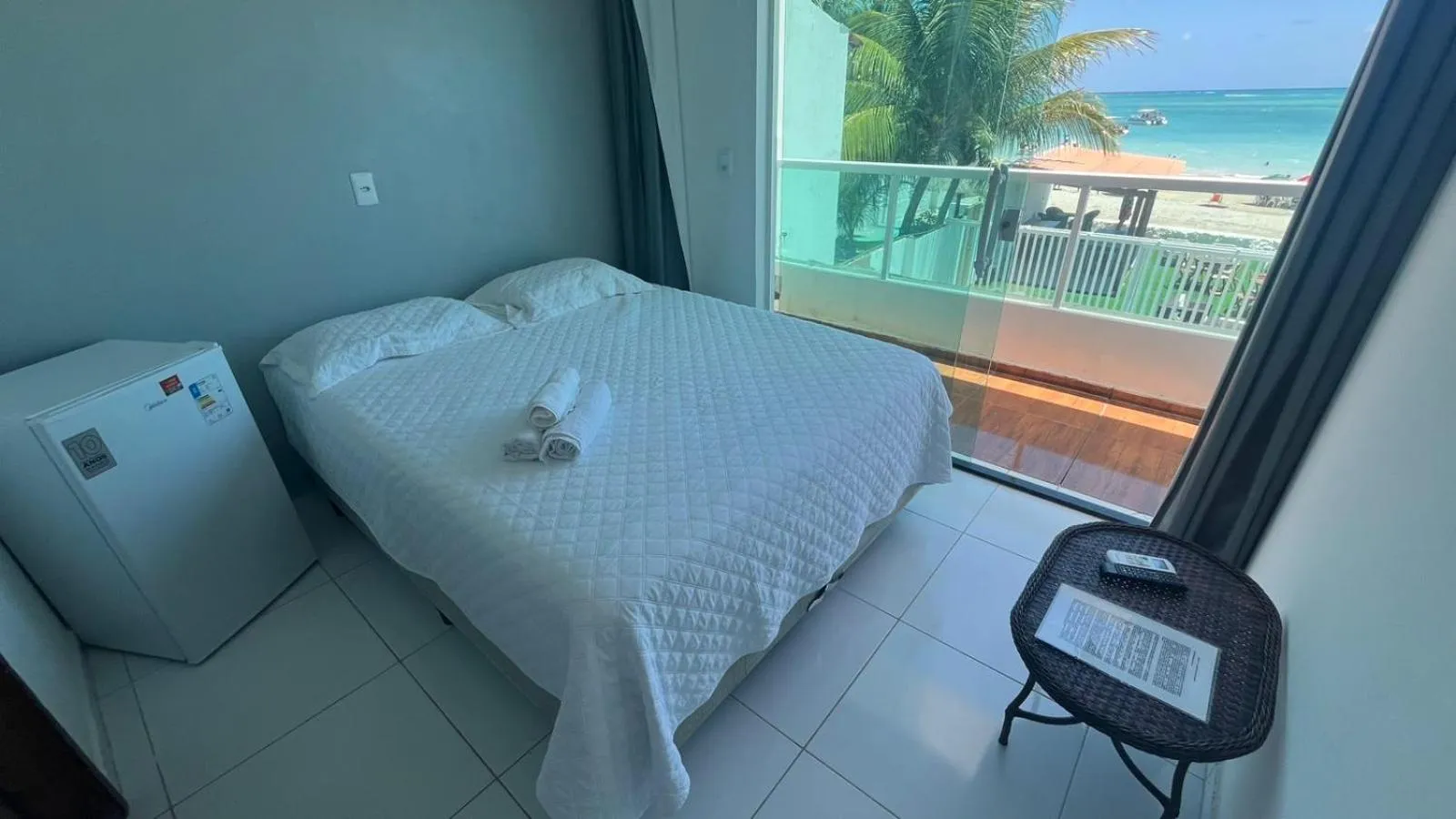 Bed in Pousada Diana Maragogi