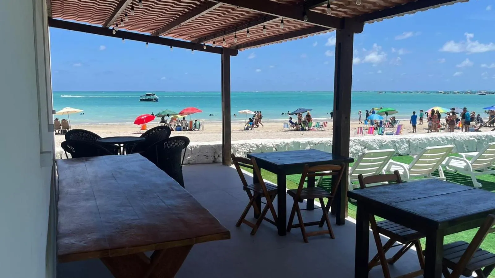 Balcony/Terrace in Pousada Diana Maragogi