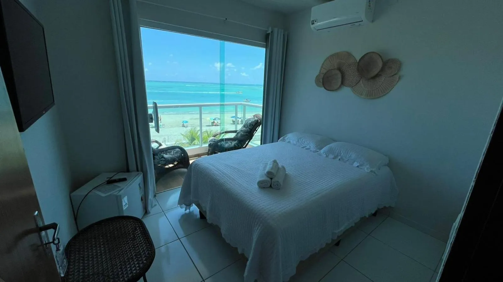 Natural landscape, Bed in Pousada Diana Maragogi